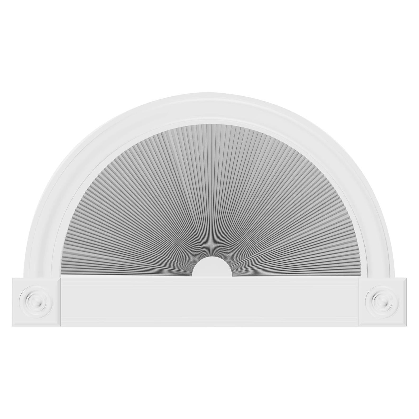 Cortina Arqueada Blackout Mucol 61 cm Gris Aislamiento Térmico