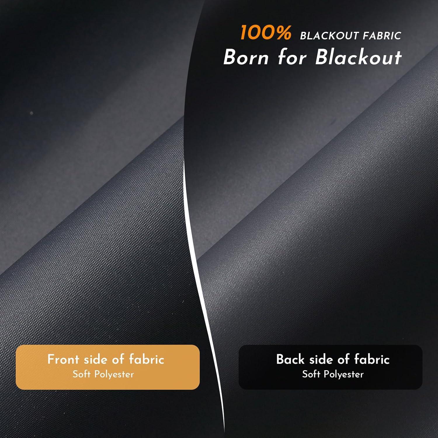 Cortina Enrollable Blackout Persilux 38.1x162.6cm Negra