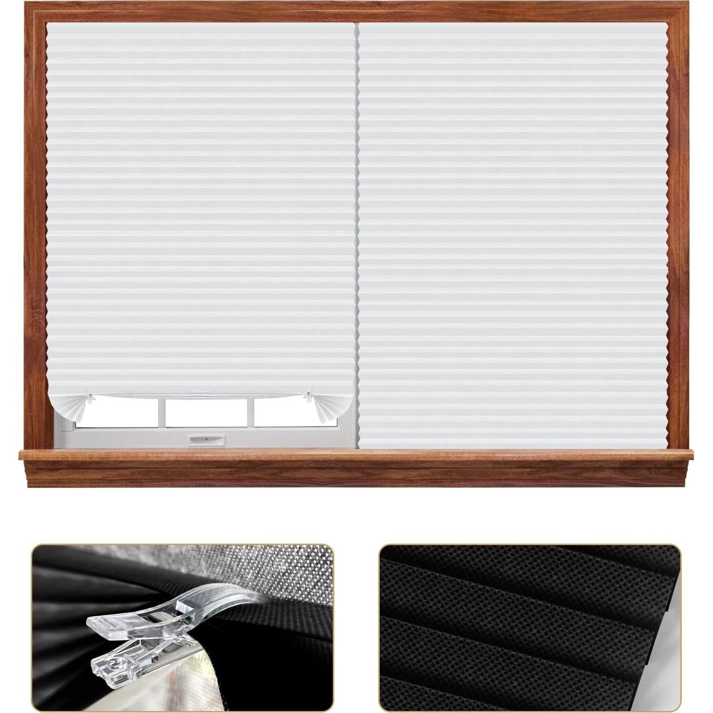 Persianas Adhesivas ChYoung 60x150cm Impermeables Opacas