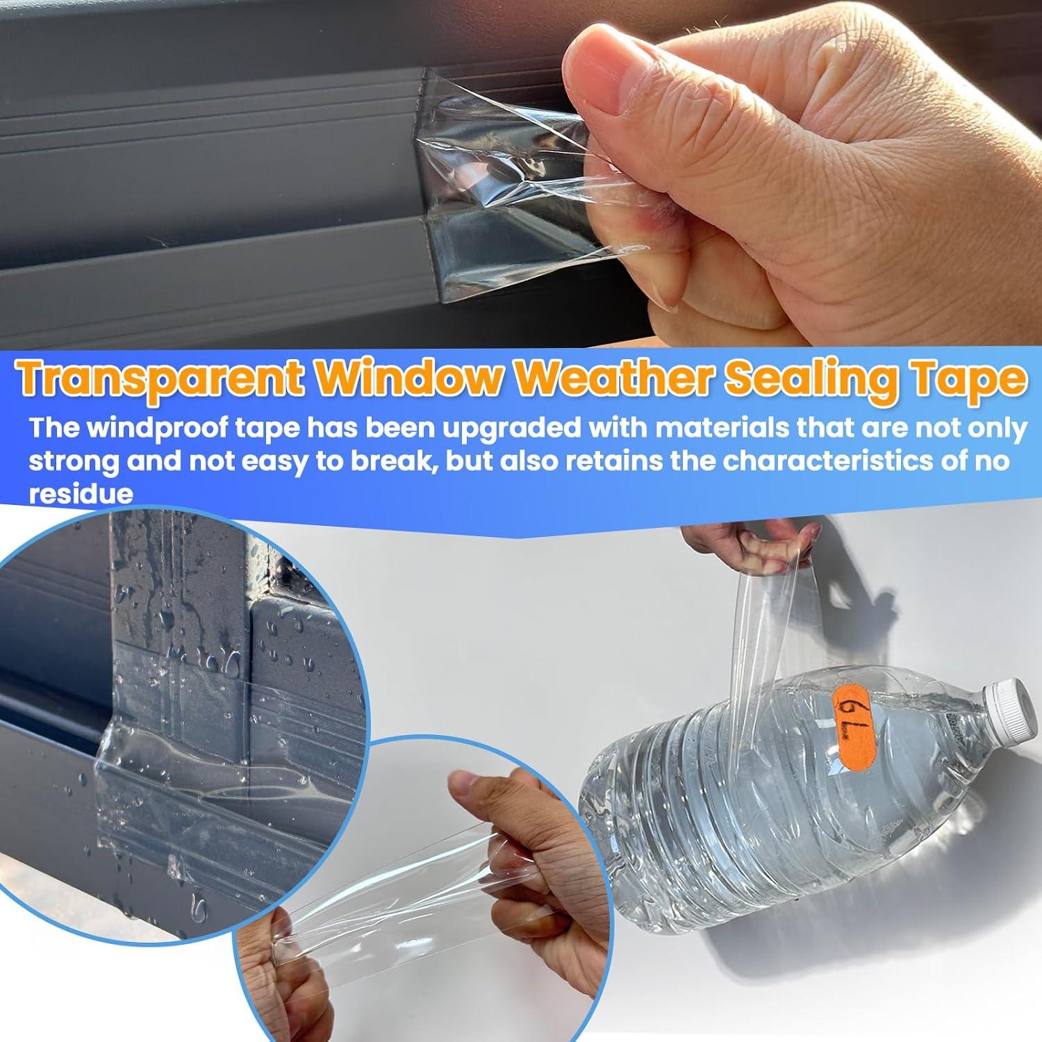 Cinta de Sellado para Ventanas Tikfoam 5 cm x 10 m Transparente