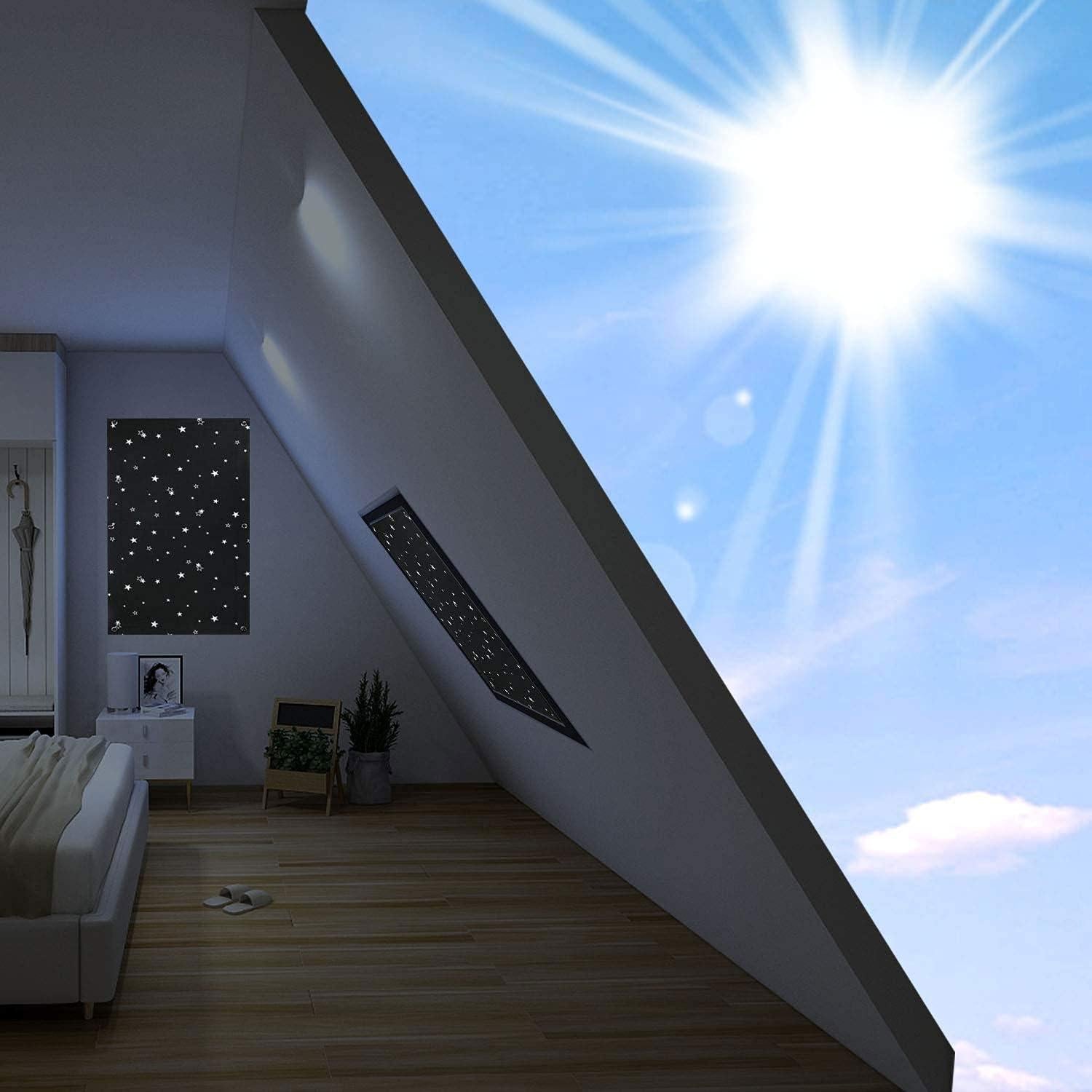 Cortina Blackout Oxdigi 60x114.9 cm Aislante Térmico con Ventosas