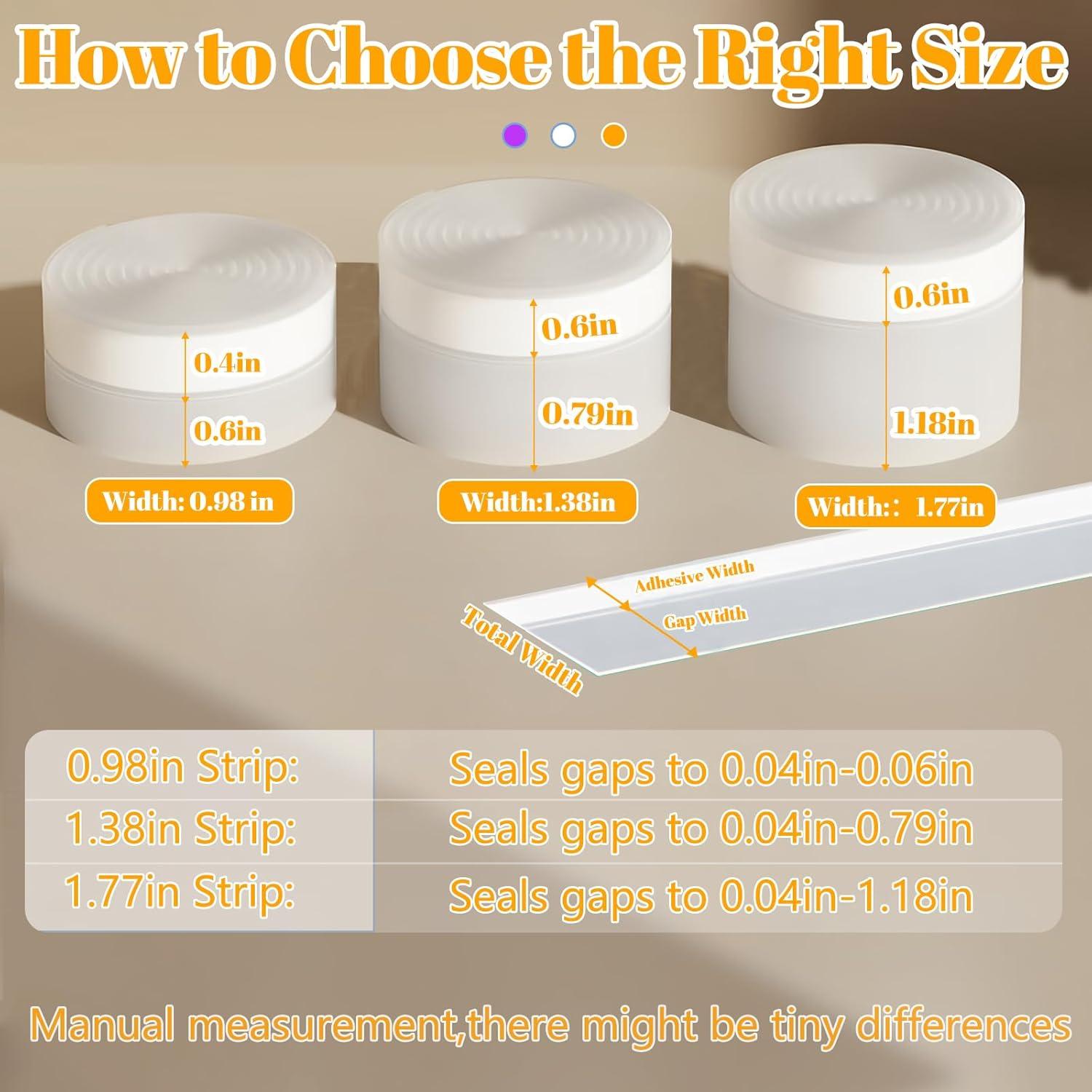 Tira de Sello de Puerta de Silicona ZOMPAGO 0.035m x 5m