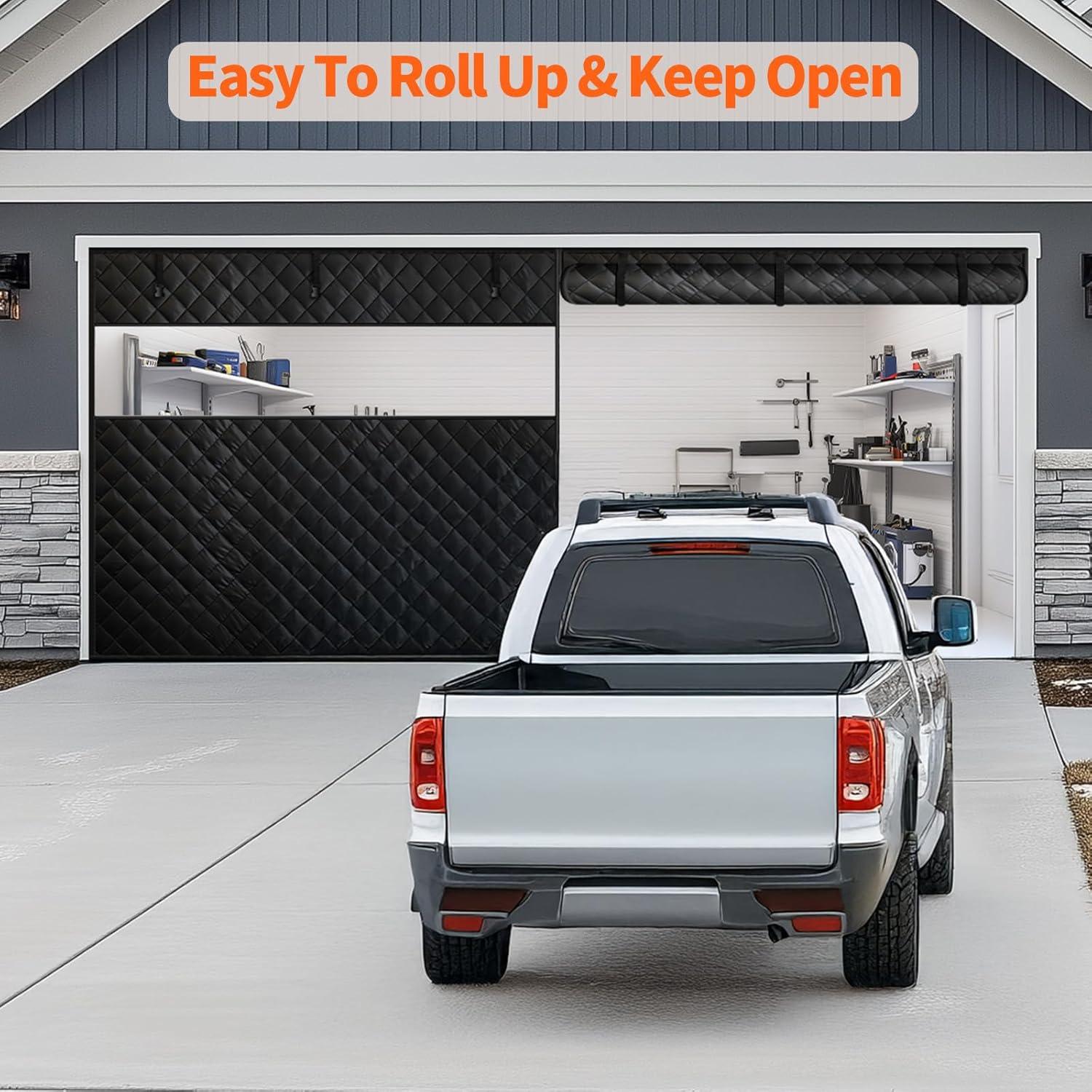 Cortina Térmica Aislante Homealexa para Puerta de Garaje 4.88m x 2.13m