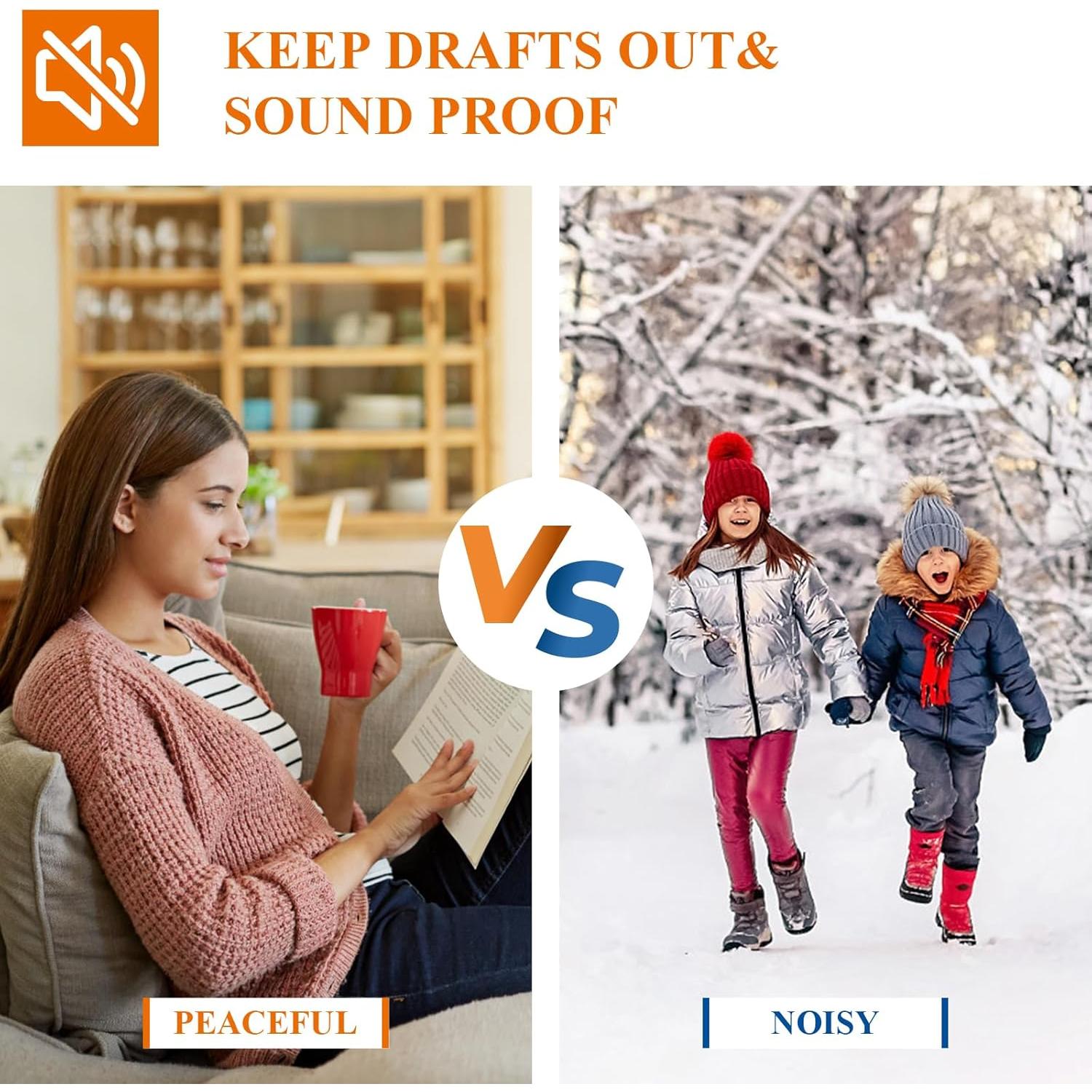 Cortina de Puerta Aislante Térmica MAGZO 91.44x203.2cm Gris