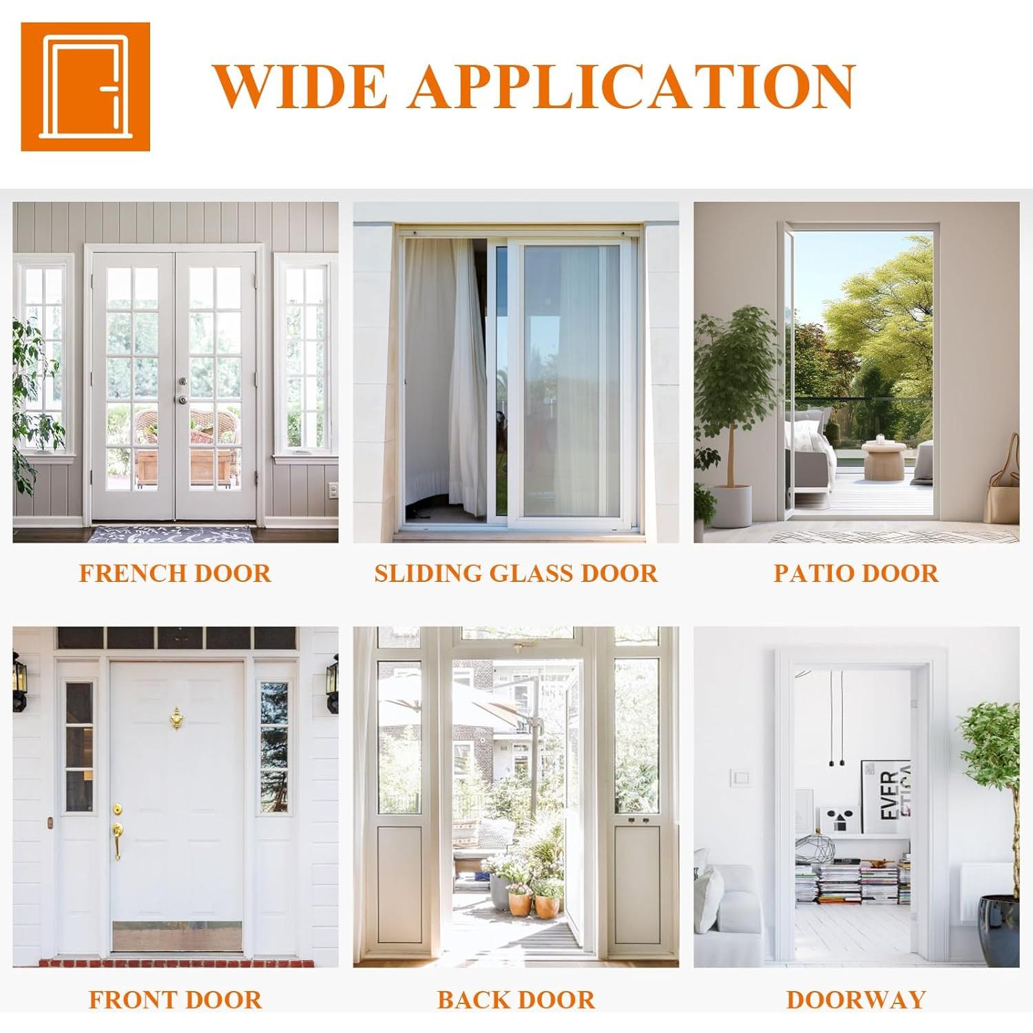 Cortina de Puerta Aislante Térmica MAGZO 91.44x203.2cm Gris