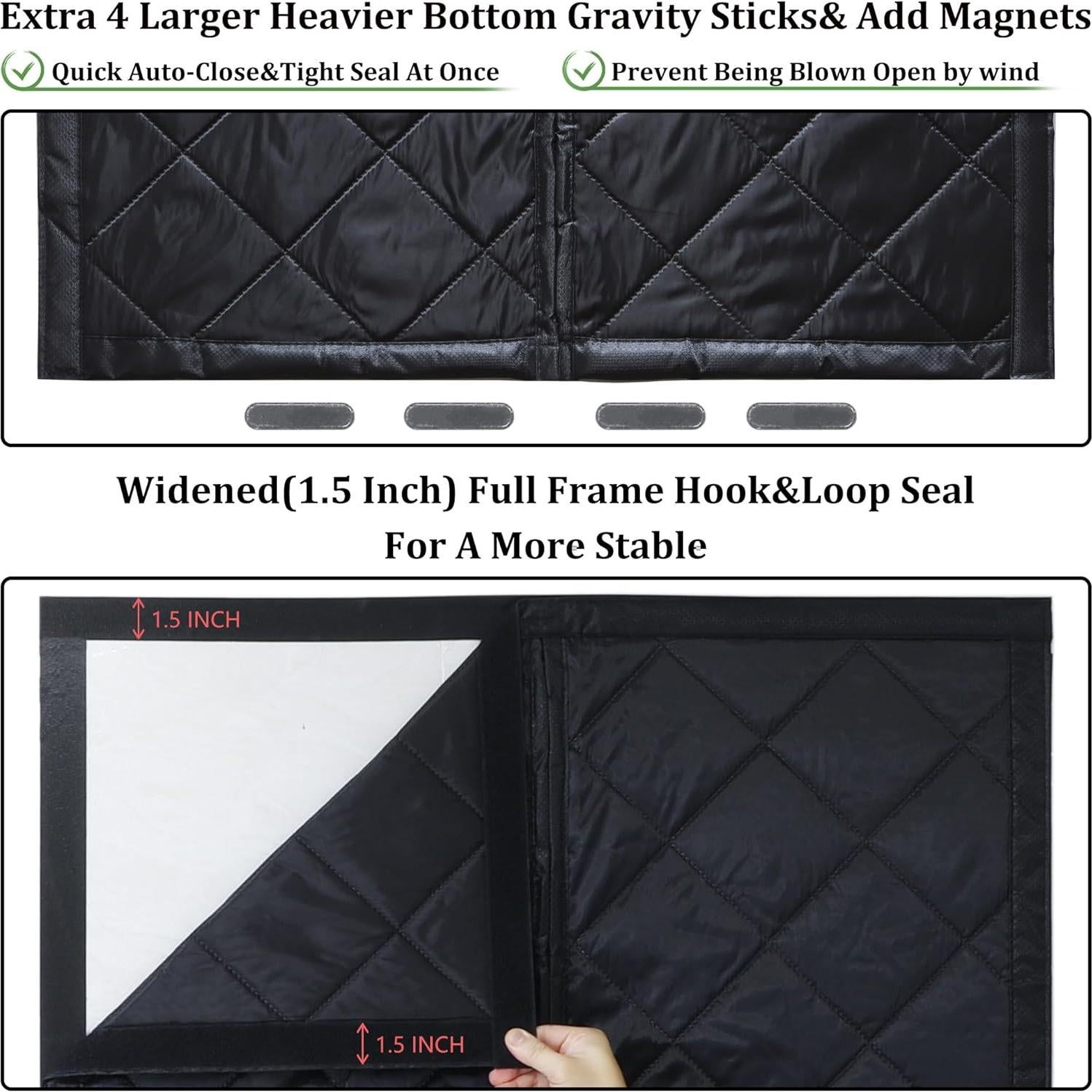 Cortina de Puerta Aislante Magnética Odocovo 96.5x208.3cm