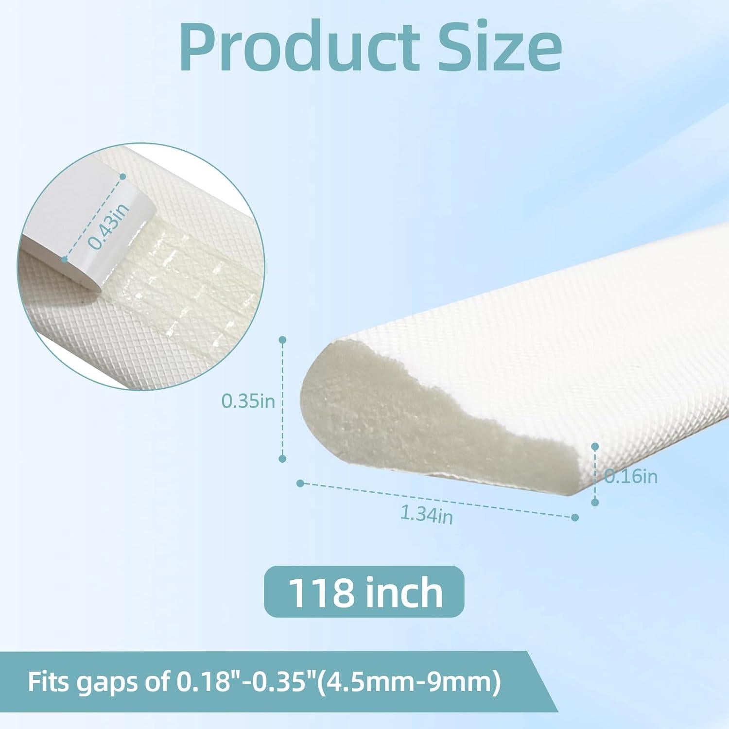 Tira de Sellado Acústica HAEZU 299.72 cm Blanco Aislamiento