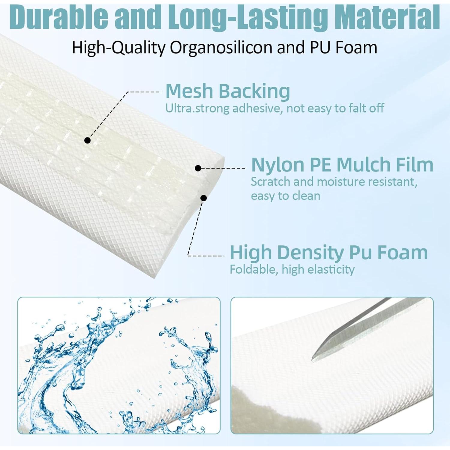 Tira de Sellado Acústica HAEZU 299.72 cm Blanco Aislamiento