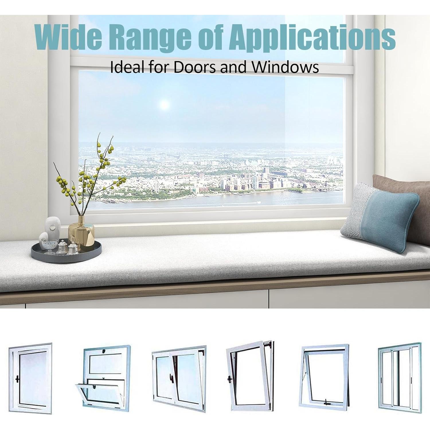 Tira de Sellado Acústica HAEZU 299.72 cm Blanco Aislamiento