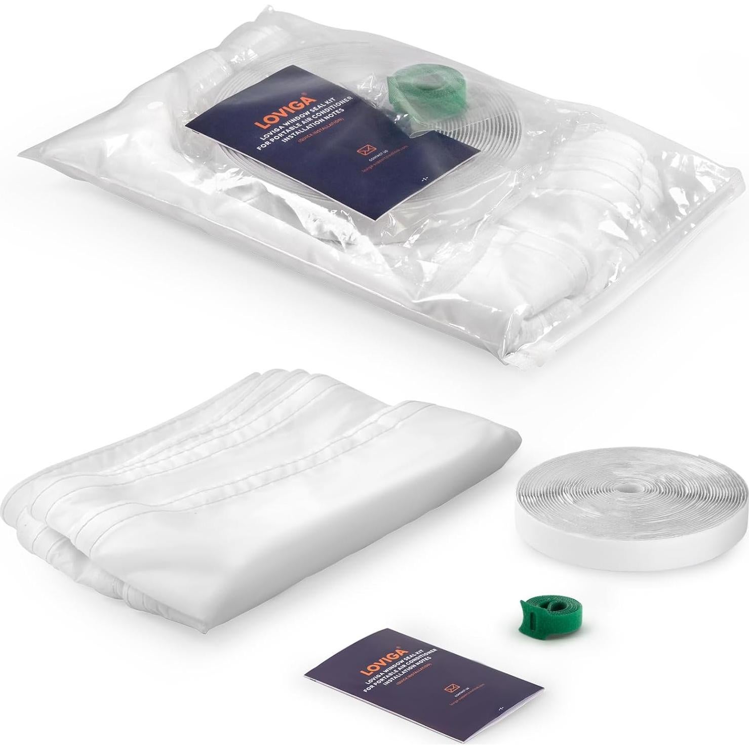 Sello de Ventana AC Portátil LOVIGA 400 cm - Impermeable y Fácil Instalación