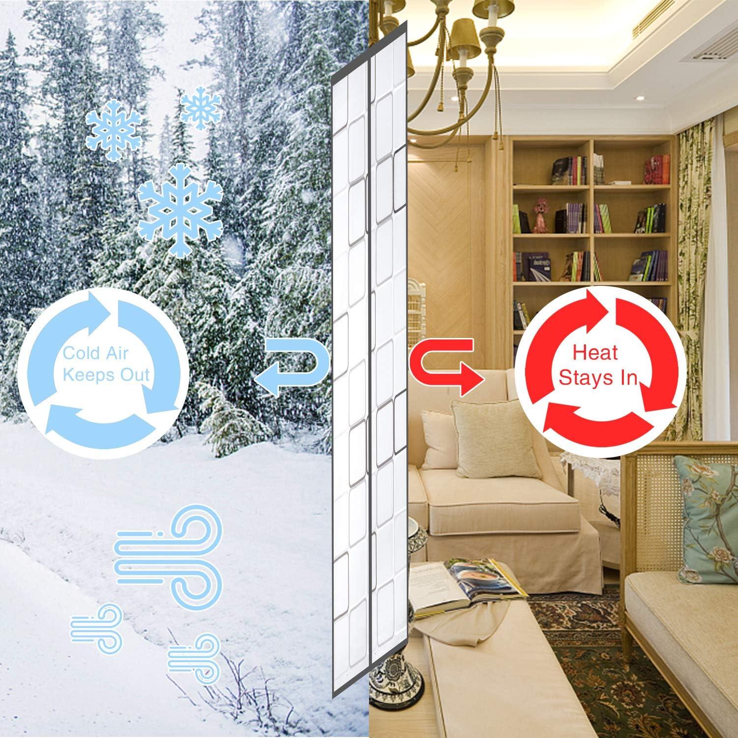 Cortina de Puerta Aislante SANJIANKER 90 x 204 cm Gris