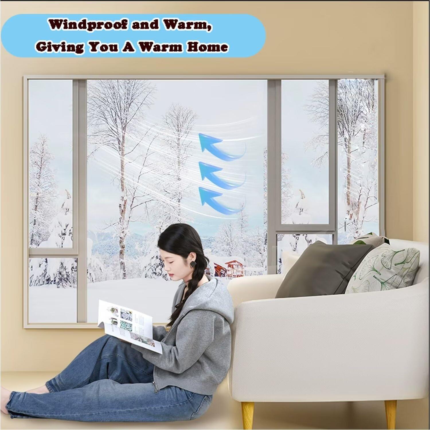 Kit de Aislamiento Térmico para Ventanas ACJSDGL 150x185cm