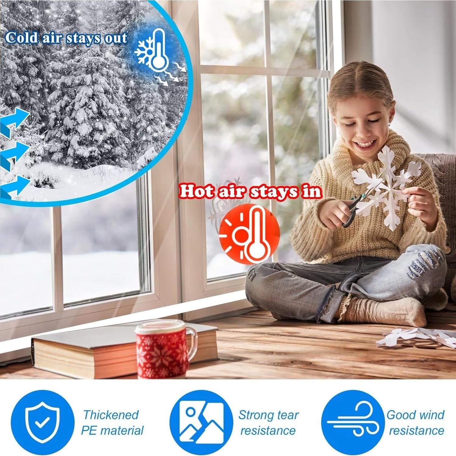 Kit de Aislamiento Térmico para Ventanas ACJSDGL 150x185cm