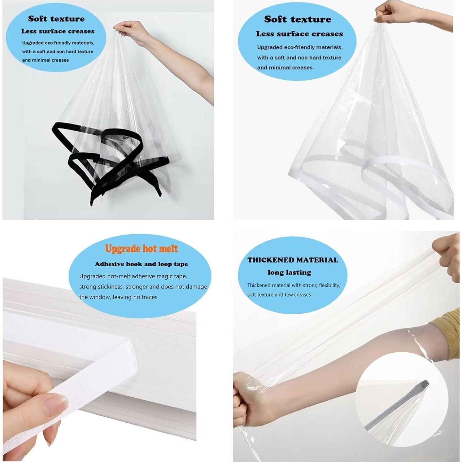 Kit de Aislamiento Térmico para Ventanas ACJSDGL 150x185cm