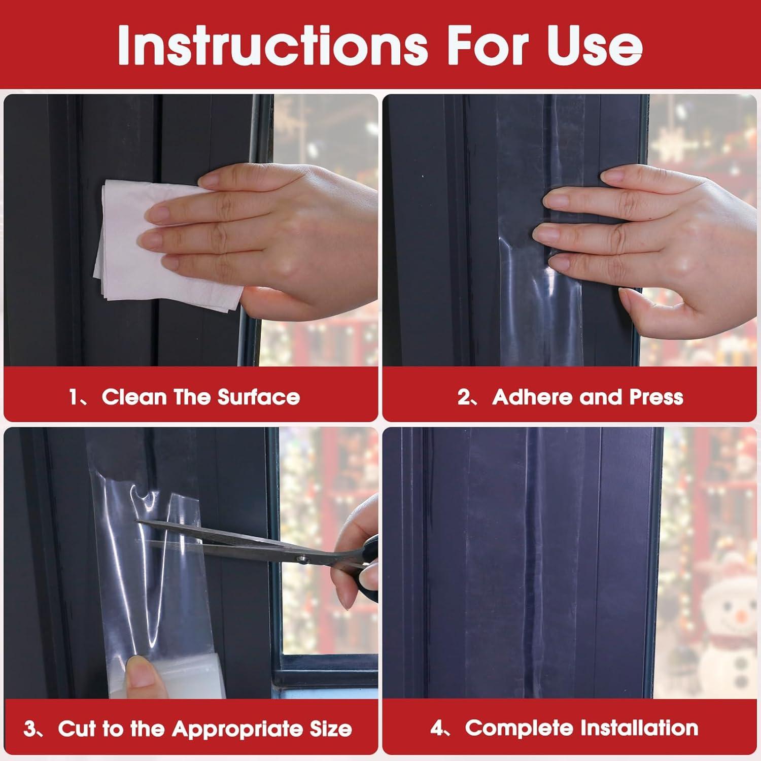 Cinta de Sellado FosDero 5.08CM x 9.14M para Ventanas y Puertas