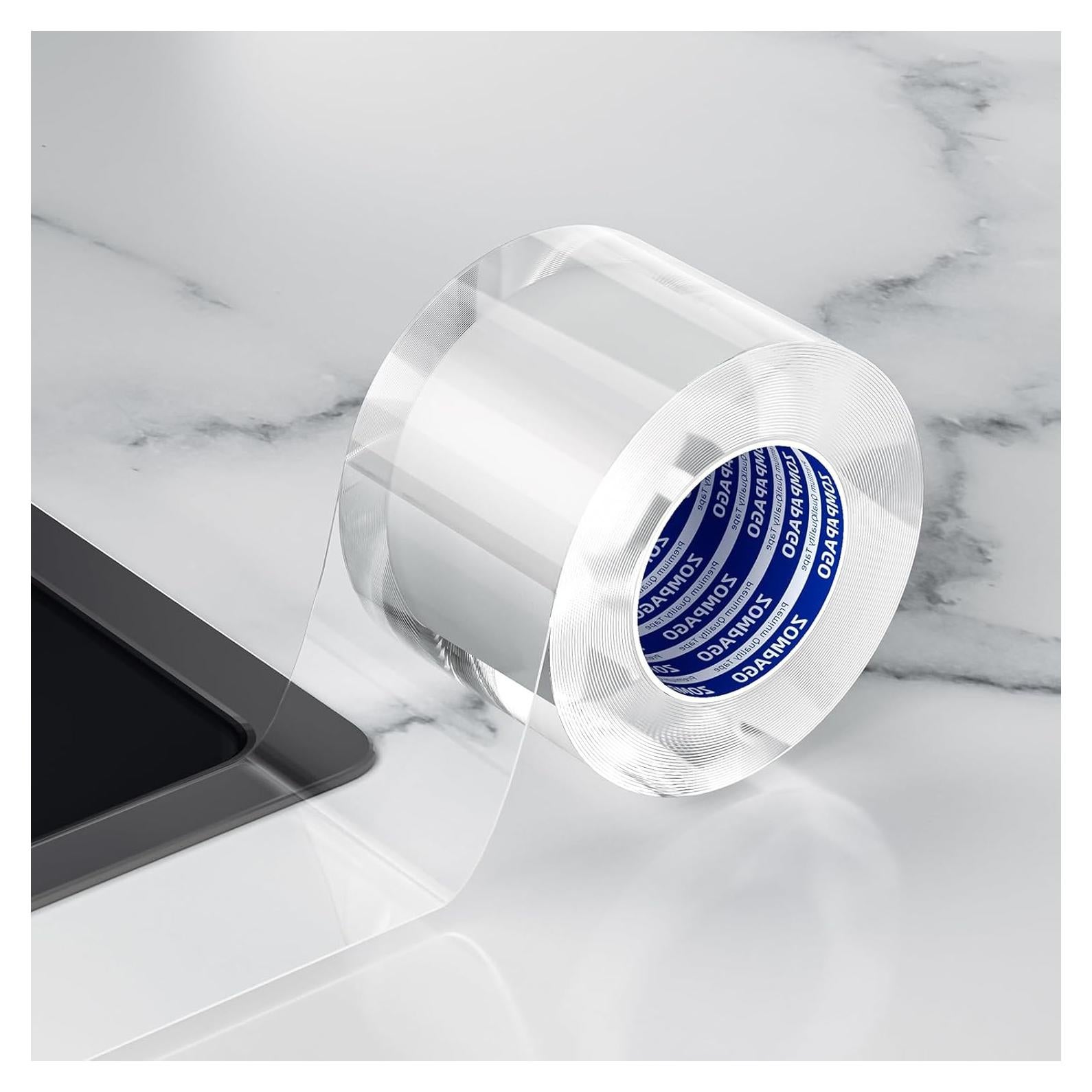 Cinta Selladora Impermeable ZOMPAGO 10m x 35mm para Baño y Cocina