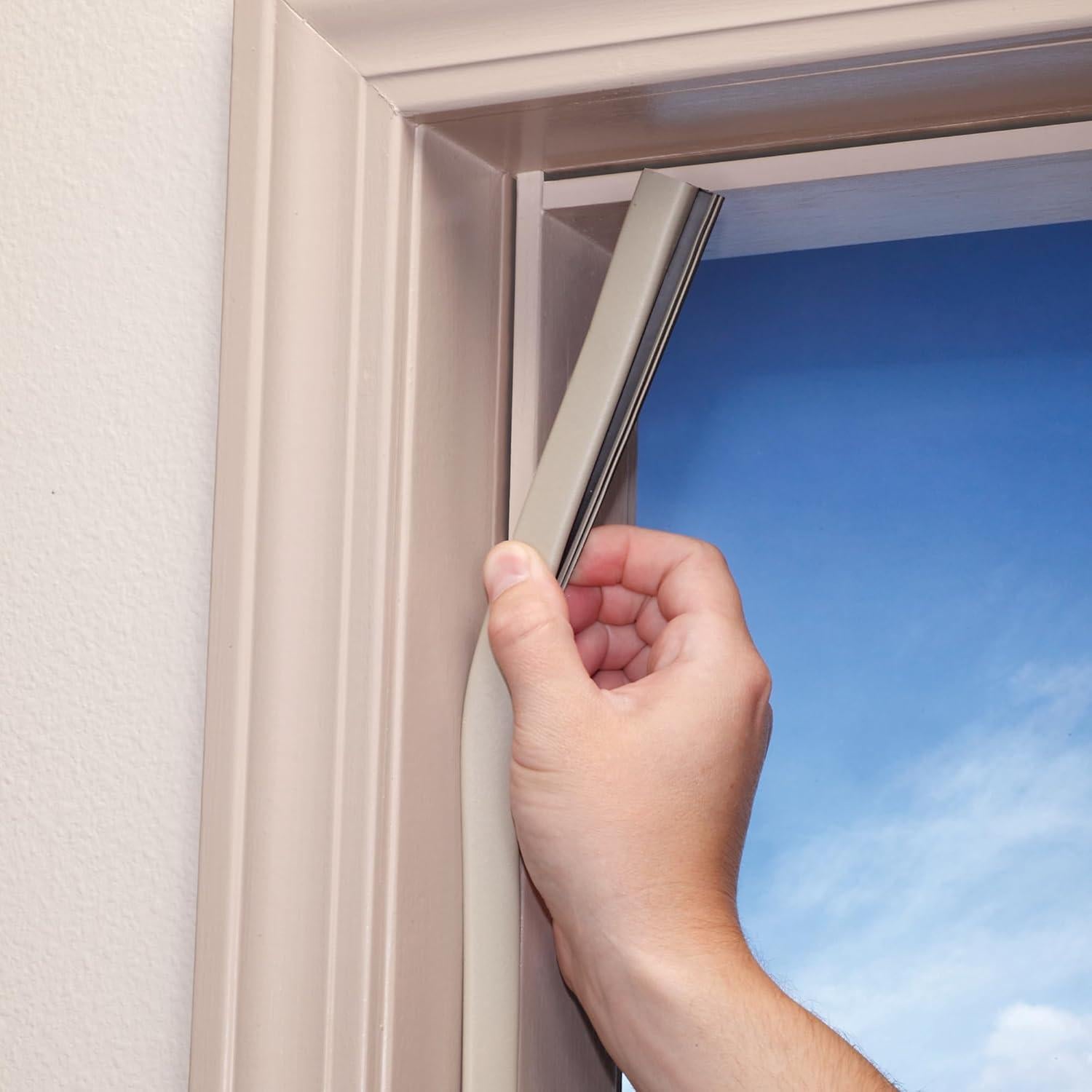 Burlete para Puerta M-D Building 213 cm Beige Reemplazo