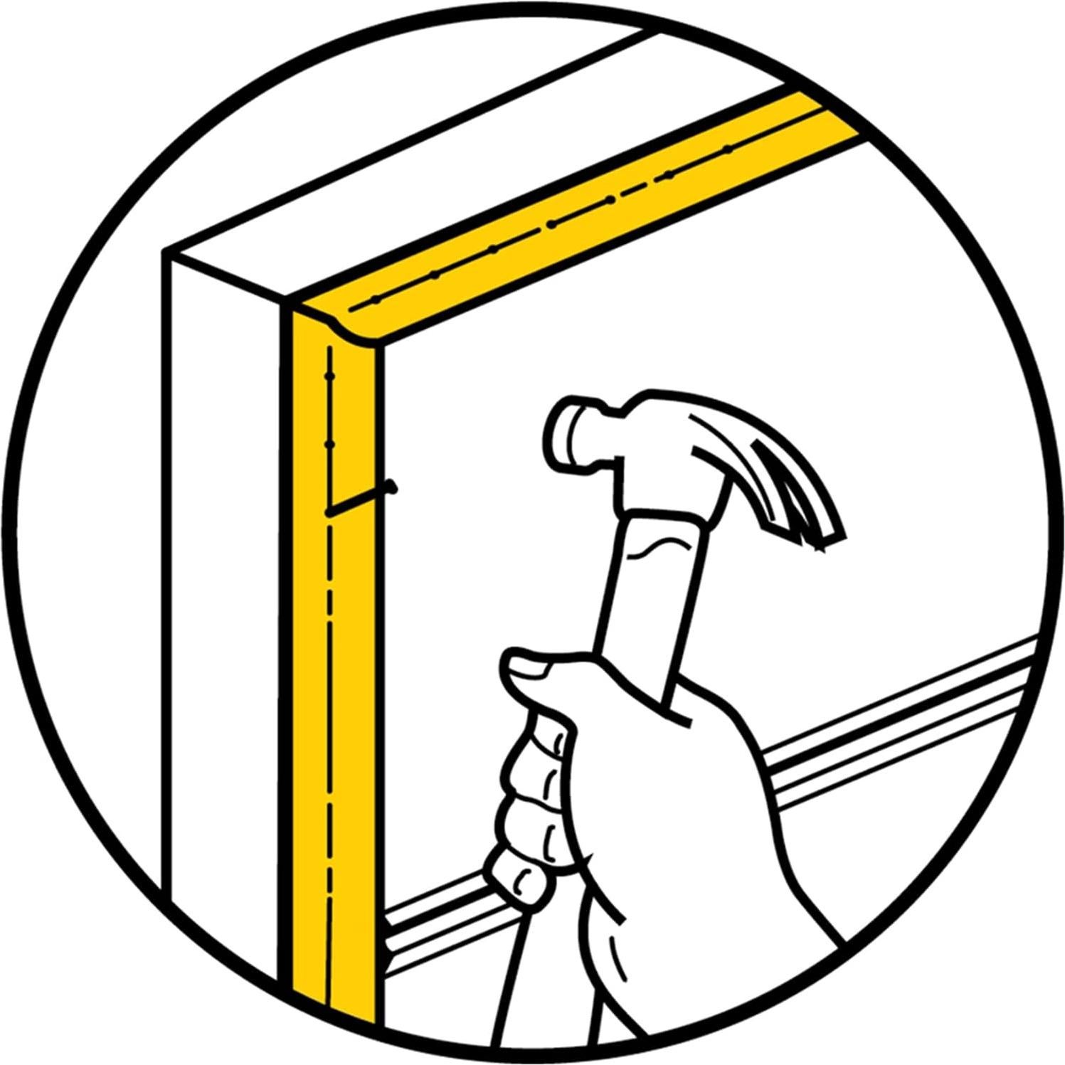 Sello Superior y Lados de Puerta de Garaje M-D 9.14m Vinilo Blanco