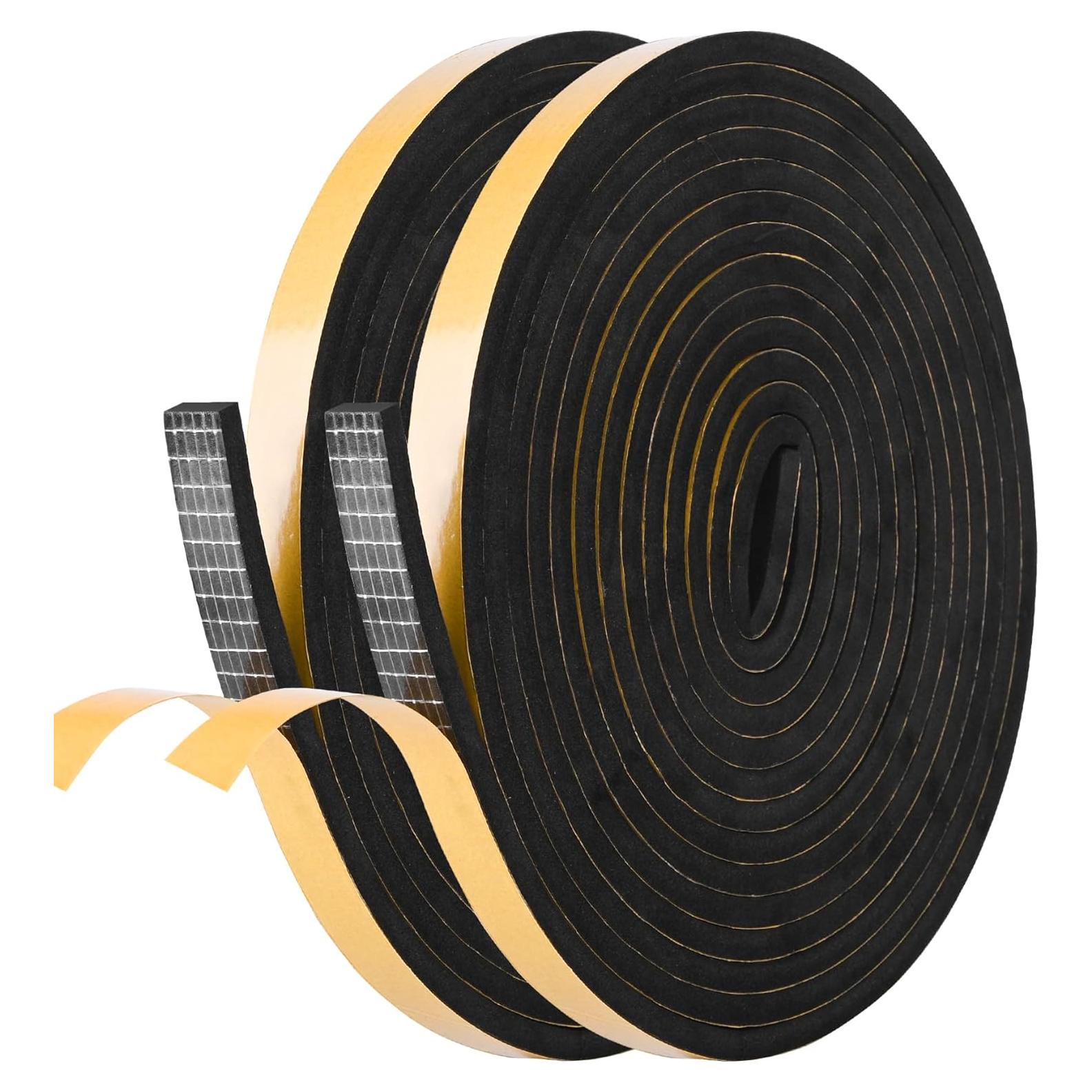 Cinta de Espuma Autoadhesiva Kikerike 0.64cm x 12.8m Aislamiento