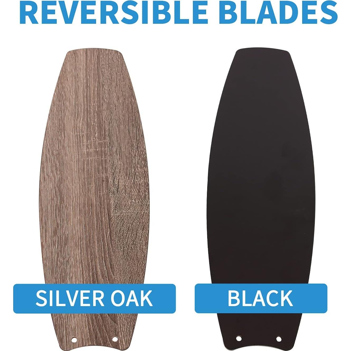 Ventilador de Techo HYATECH 107 cm Moderno con Luz y Control Remoto