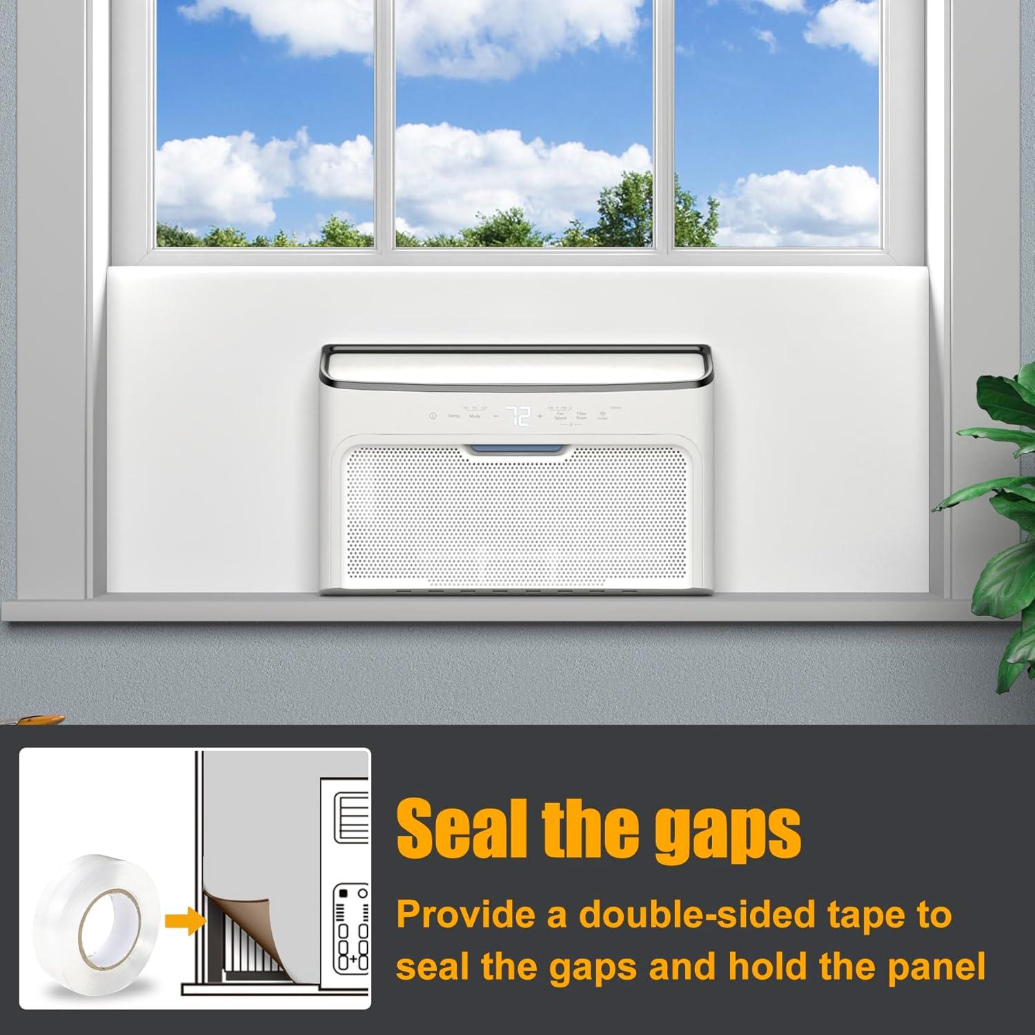 Paneles Laterales de Aire Acondicionado LBG Products 99x43cm Blanco