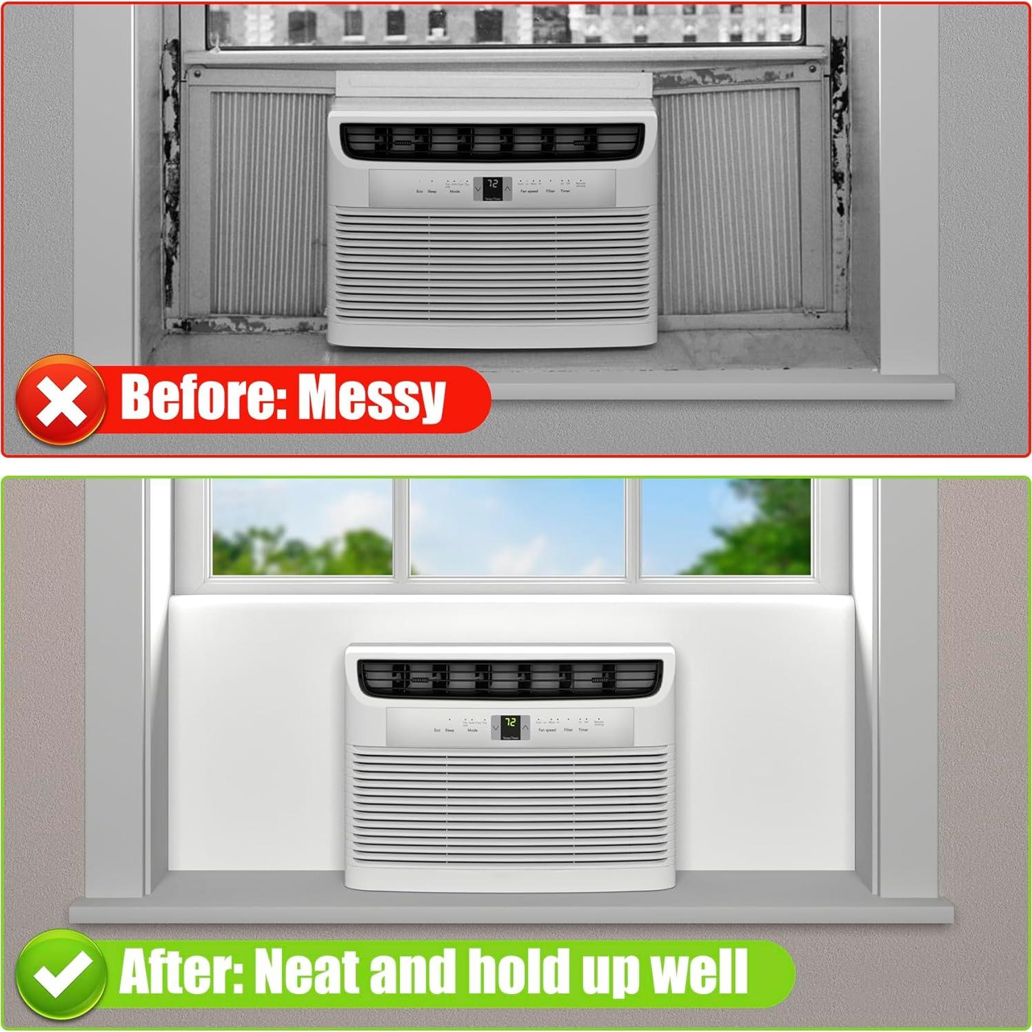 Paneles Laterales de Aire Acondicionado LBG Products 99x43cm Blanco