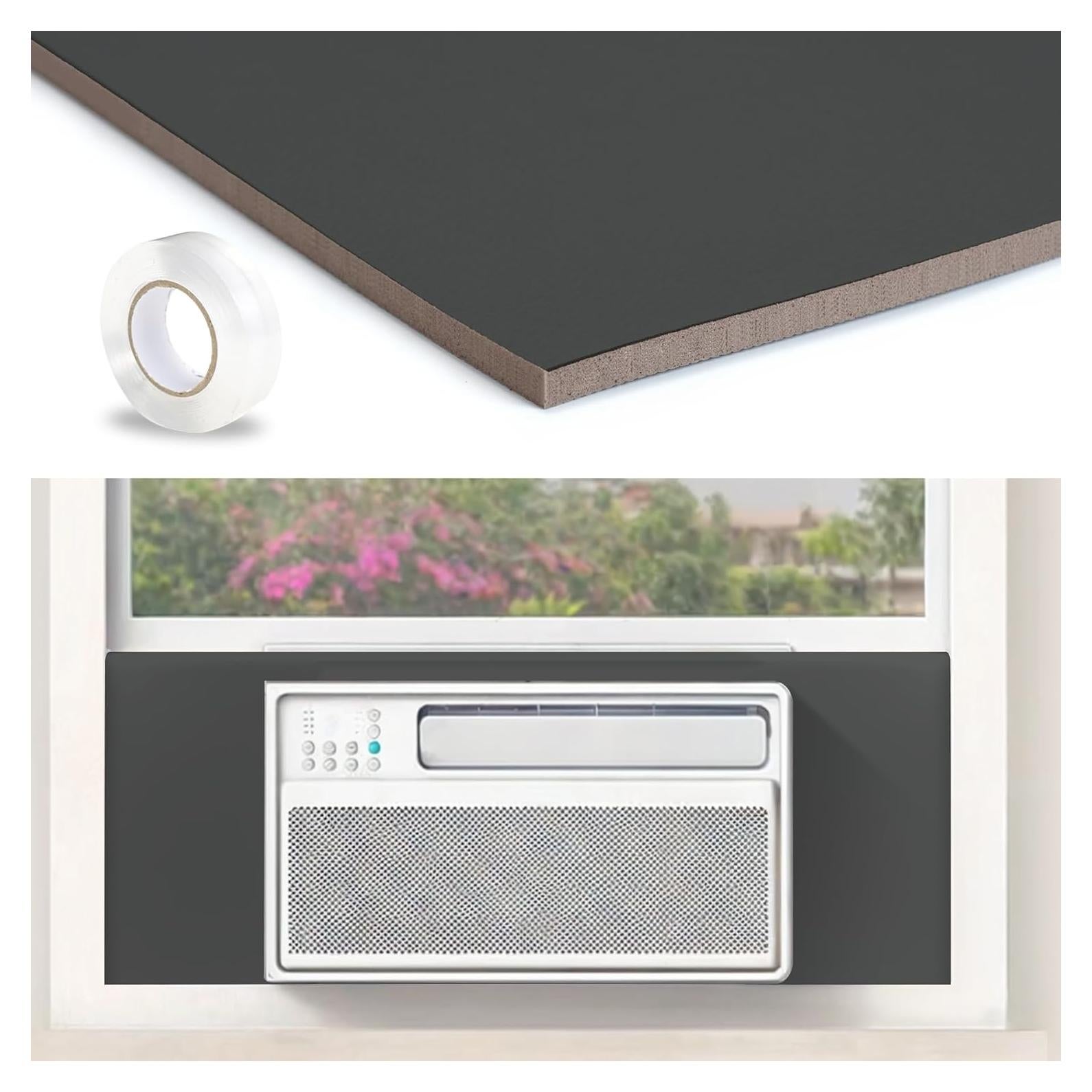 Panel de espuma aislante para aire acondicionado Flamorrow 99 cm