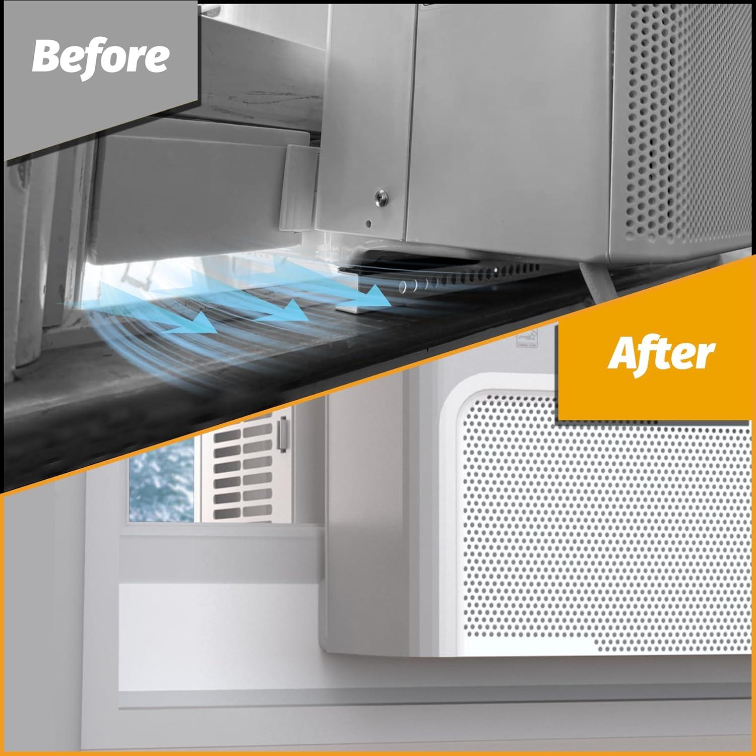 Bloque de Espuma LBG para Aire Acondicionado Ventana U, 2 Unidades