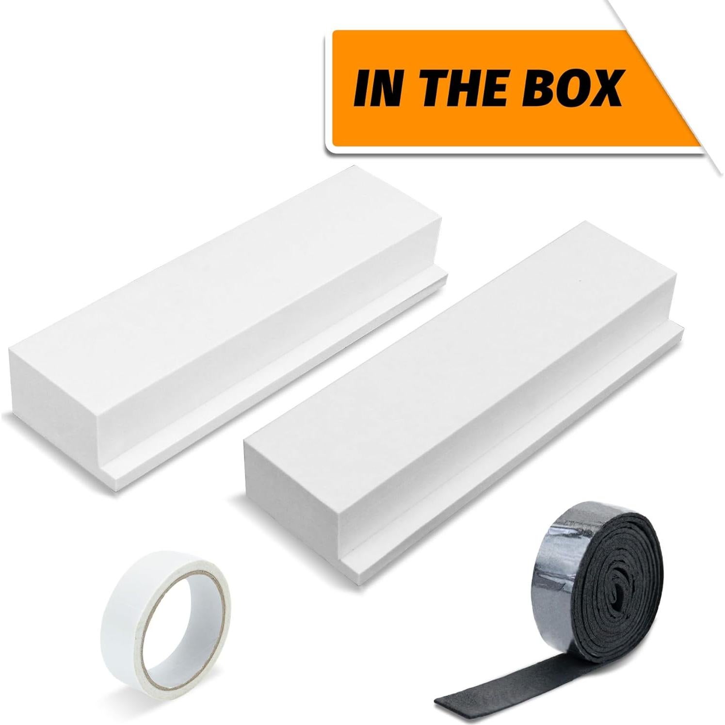 Bloque de Espuma LBG para Aire Acondicionado Ventana U, 2 Unidades