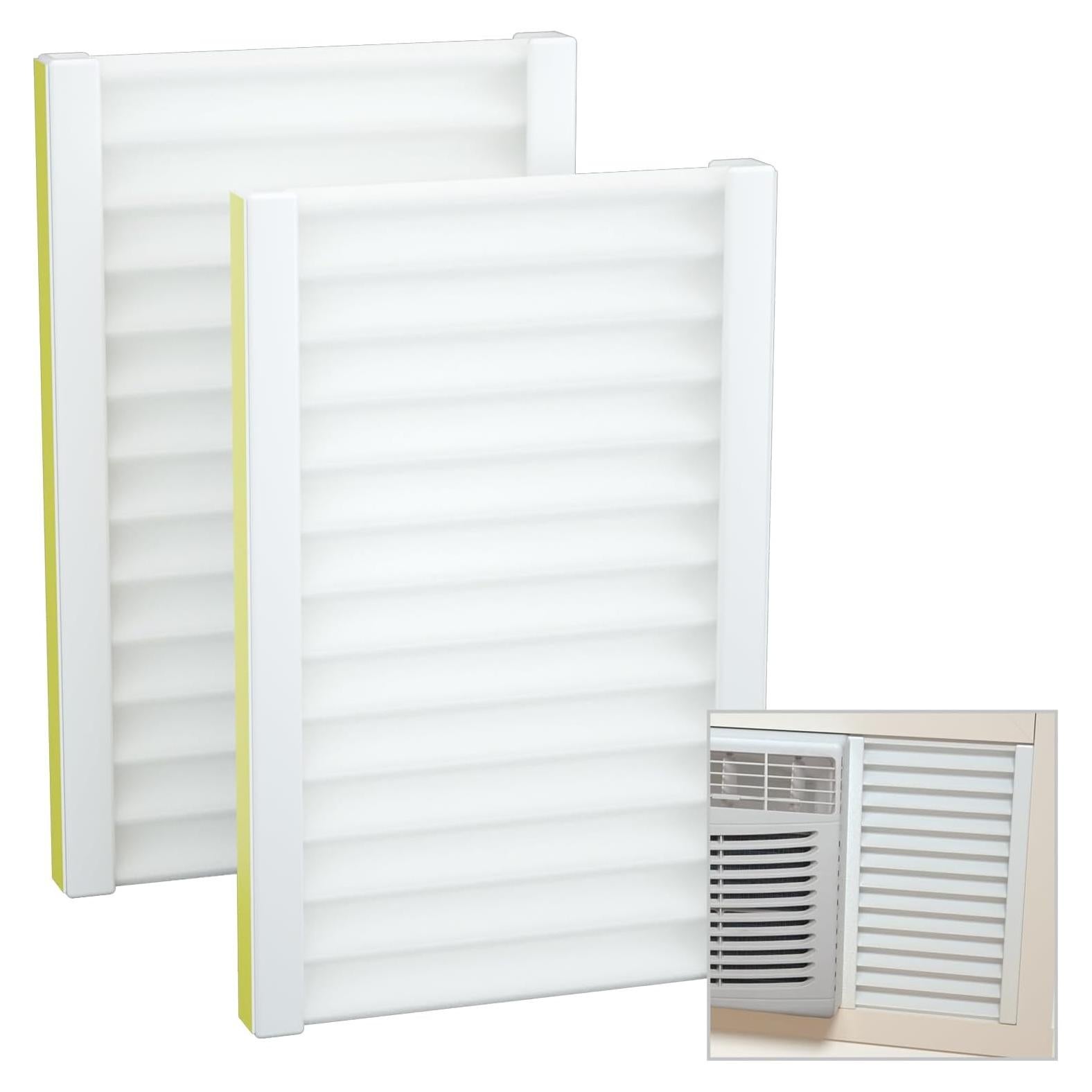 Panel Aislante Lateral Aire Acondicionado SZKXMJ 2 Piezas 28x43cm