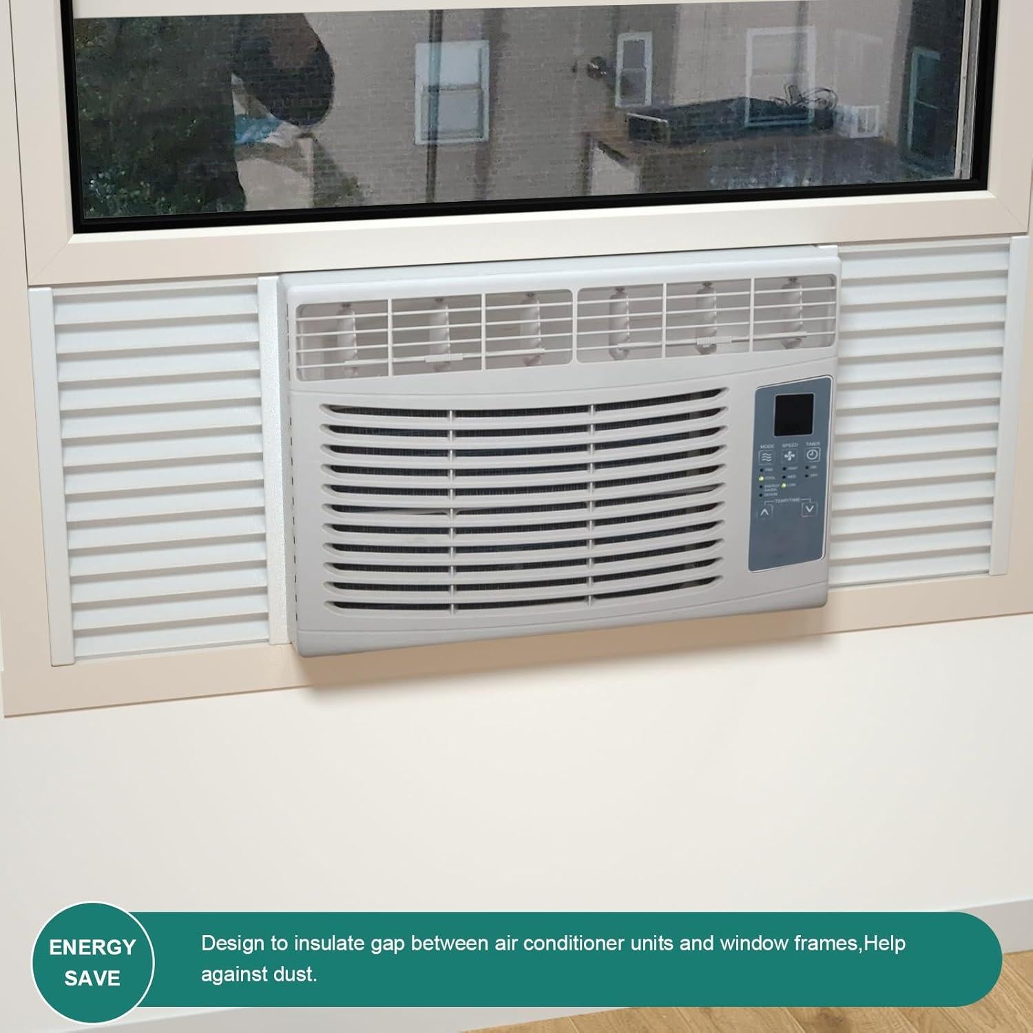 Panel Aislante Lateral Aire Acondicionado SZKXMJ 2 Piezas 28x43cm