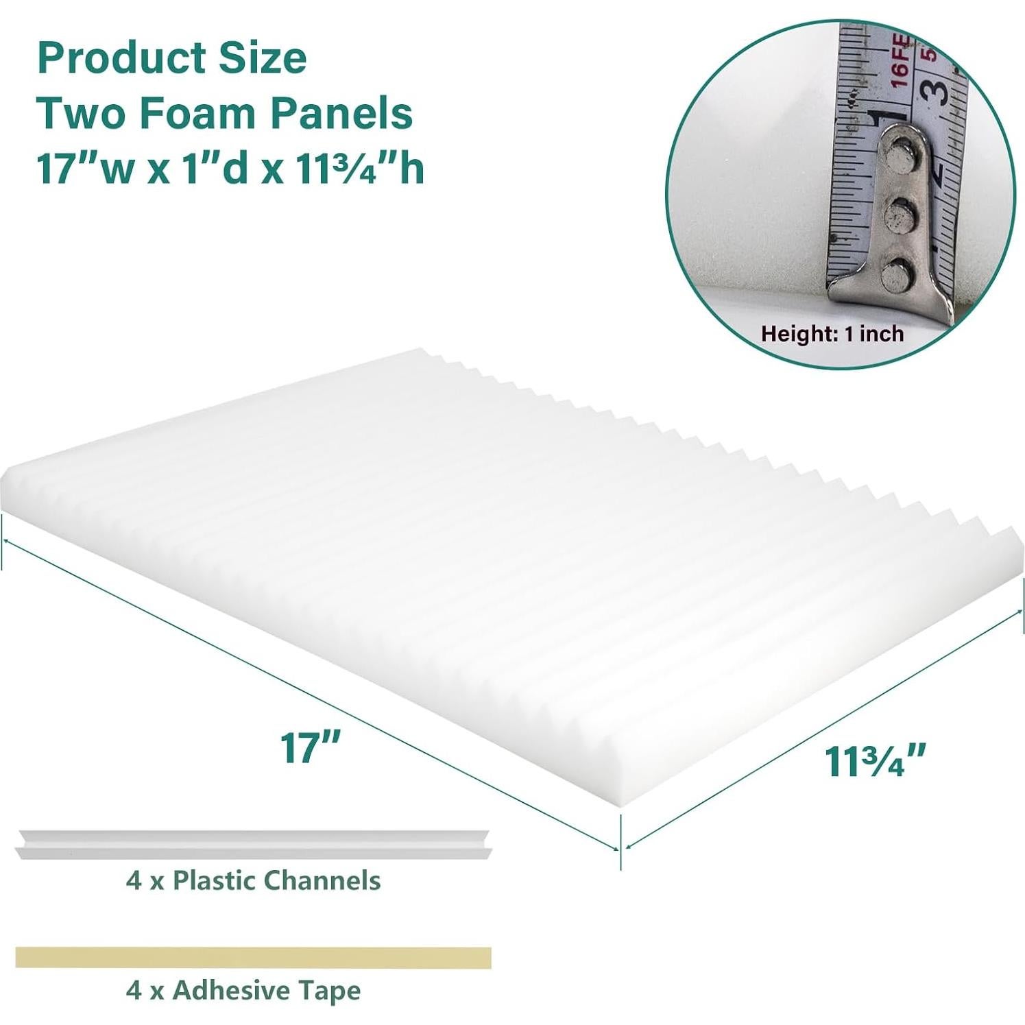 Panel Aislante Lateral Aire Acondicionado SZKXMJ 2 Piezas 28x43cm