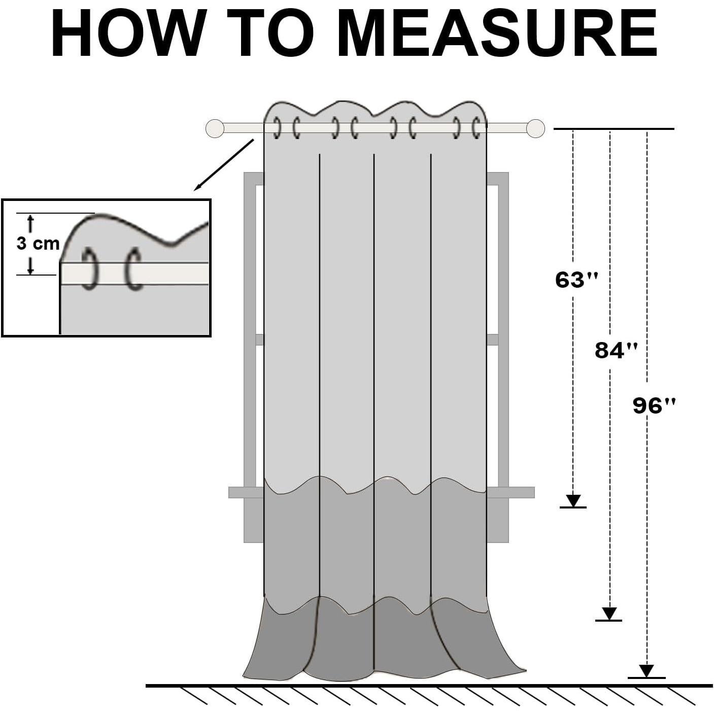 Cortinas Blackout Hiasan 2 Paneles 106.68 x 160.02 cm Gris Claro