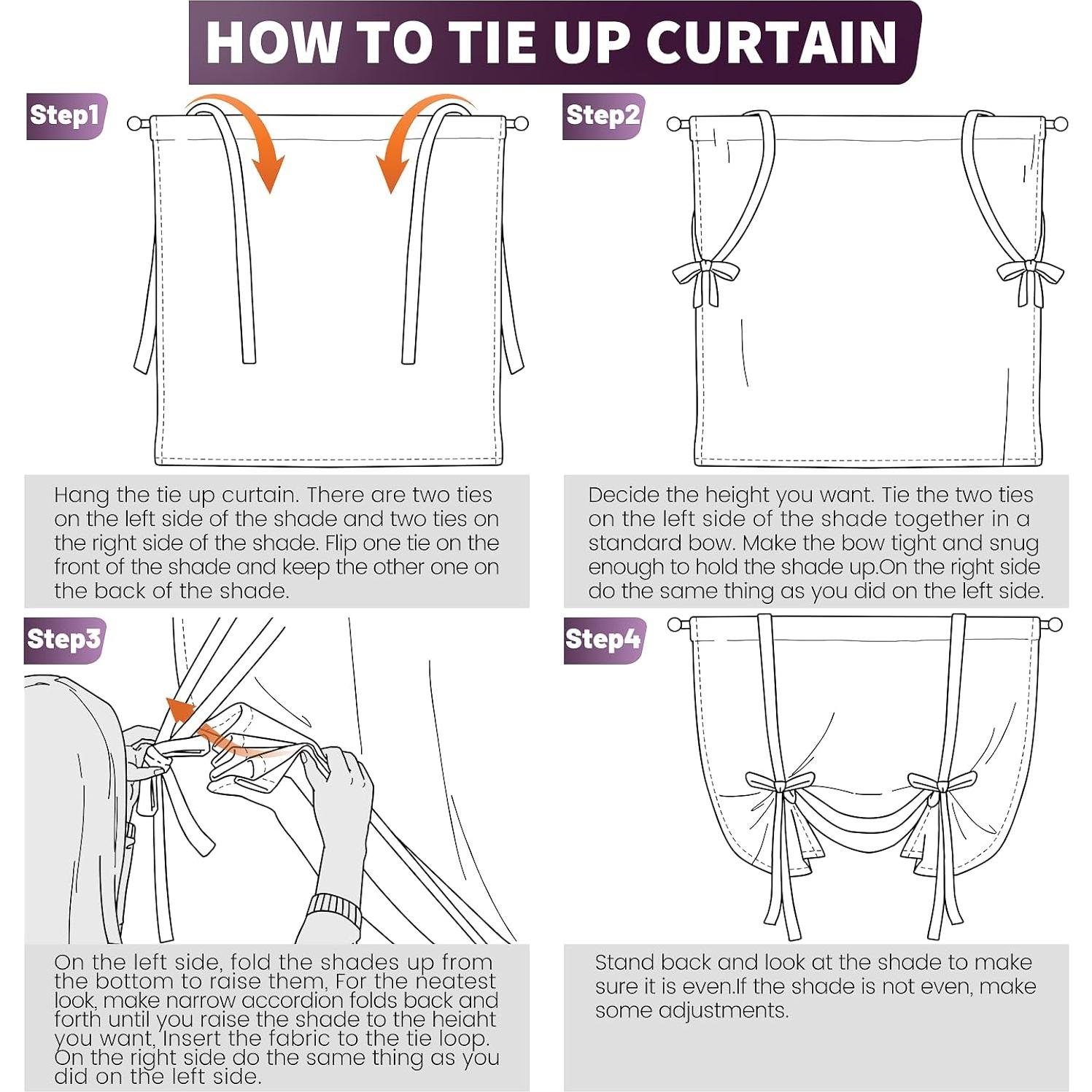 Cortina Opaca Ajustable COSVIYA Ombre Gris a Negro 86x122 cm