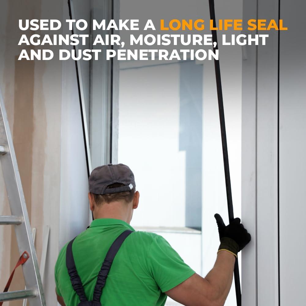 Cinta de Montaje Doble Cara WOD 0.95 cm x 0.32 cm x 22.86 m Negra