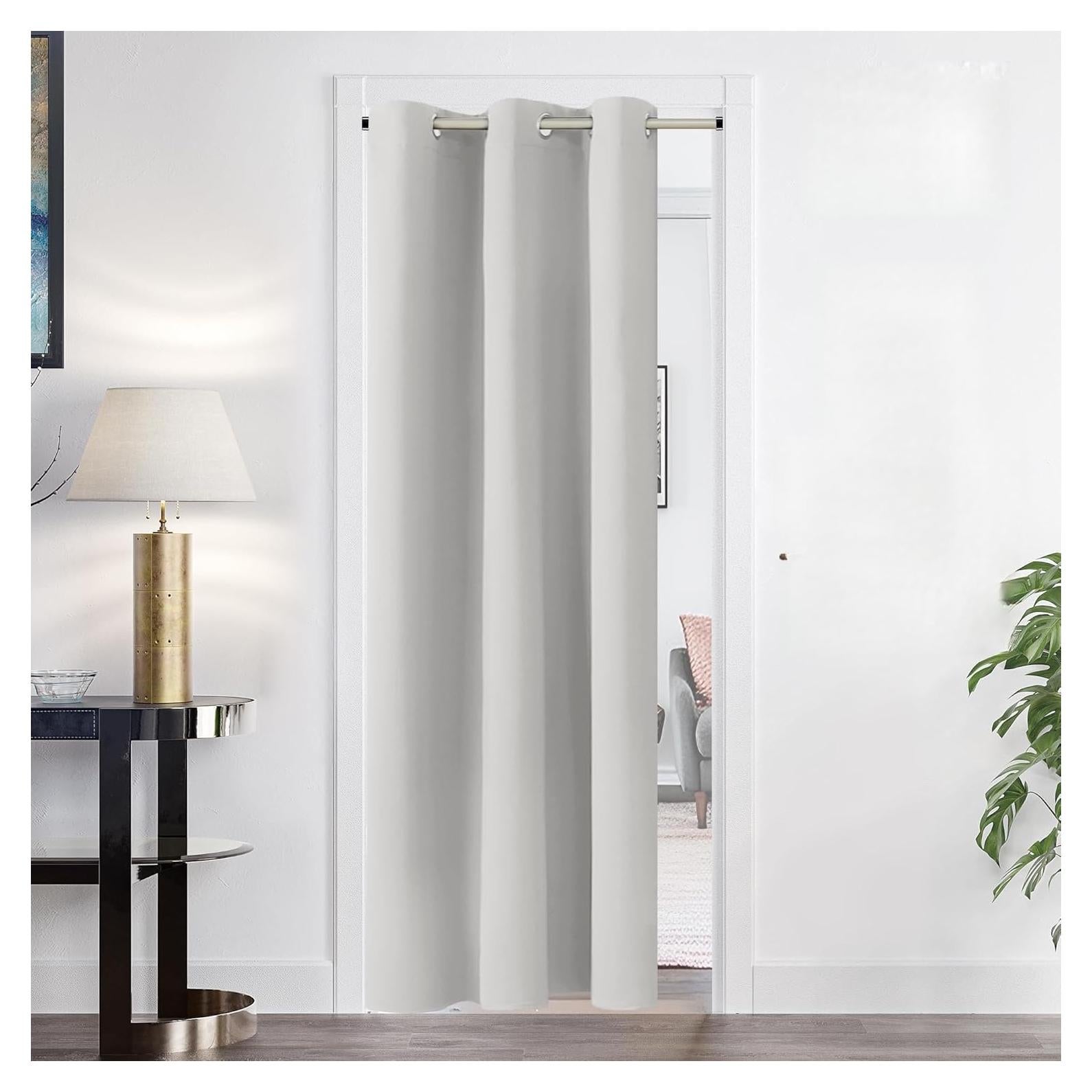 Cortina Opaca Deconovo 42x84 cm Aislante Térmico y Acústico