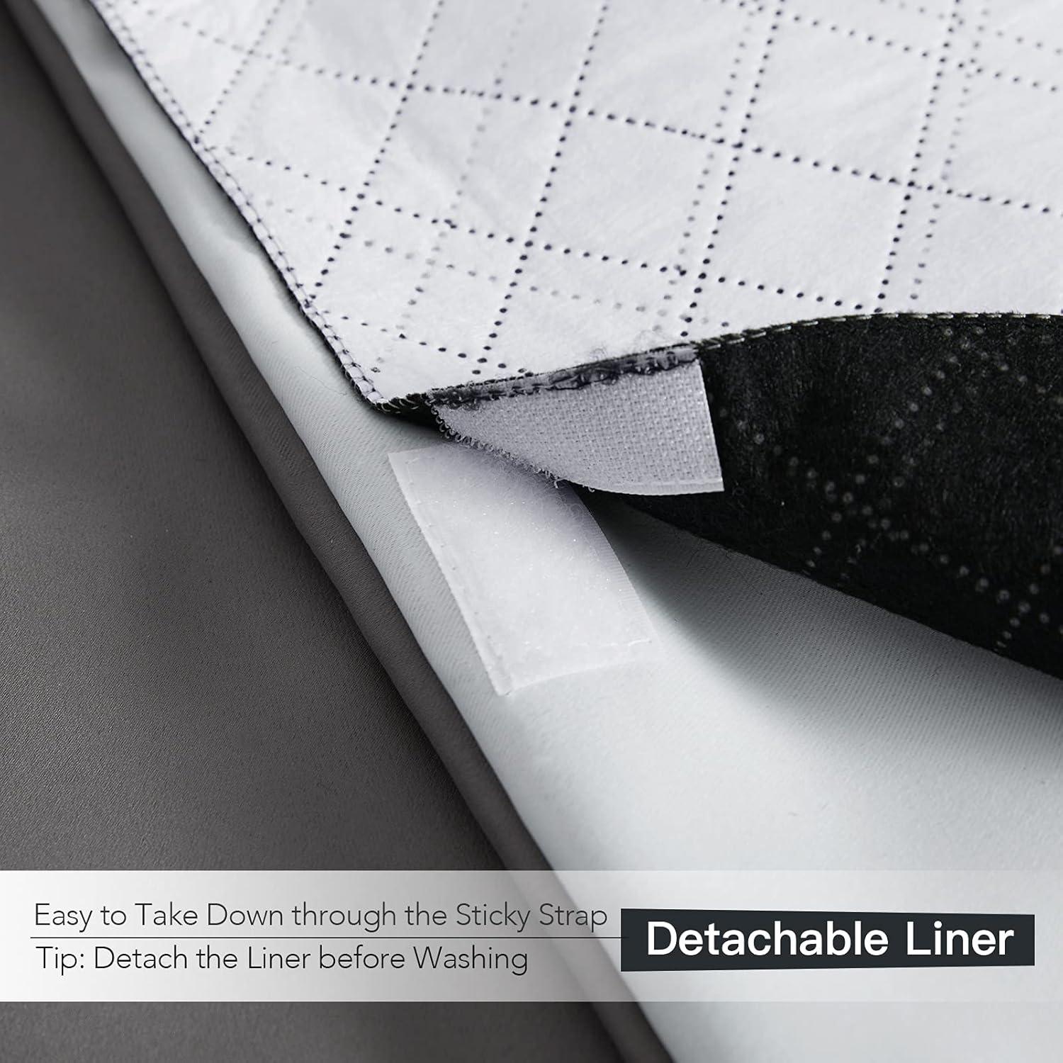 Cortinas Aislantes de Sonido RYB HOME 132x183 cm 100% Opacas