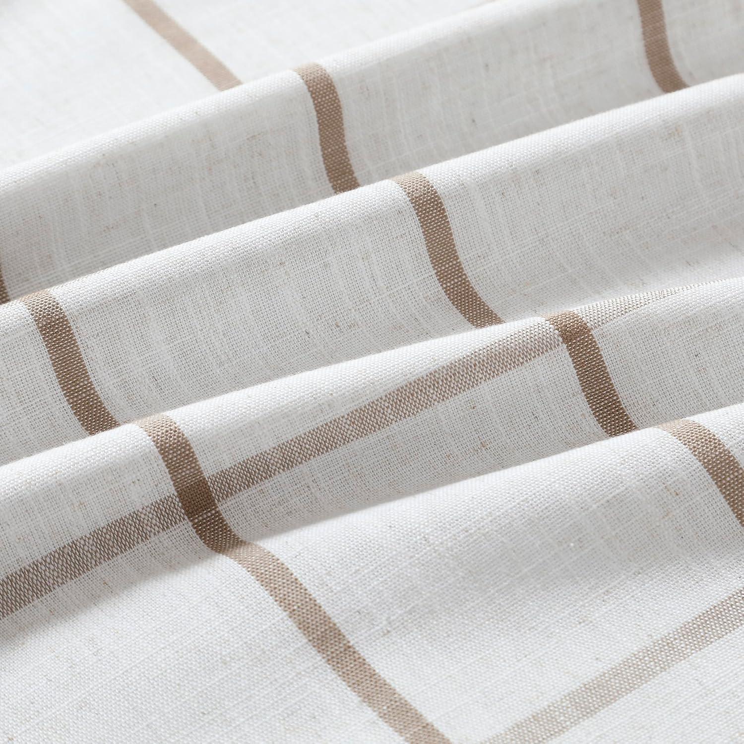 Cortinas Blackout Vision Home Lino de Flax 1.02m x 2.59m Pack 2