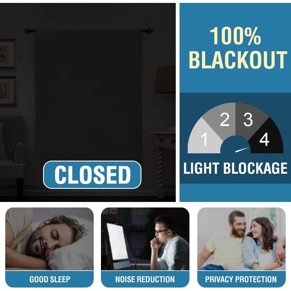 Cortina Opaca H.VERSAILTEX 100% Lazo 107x160cm Blanca