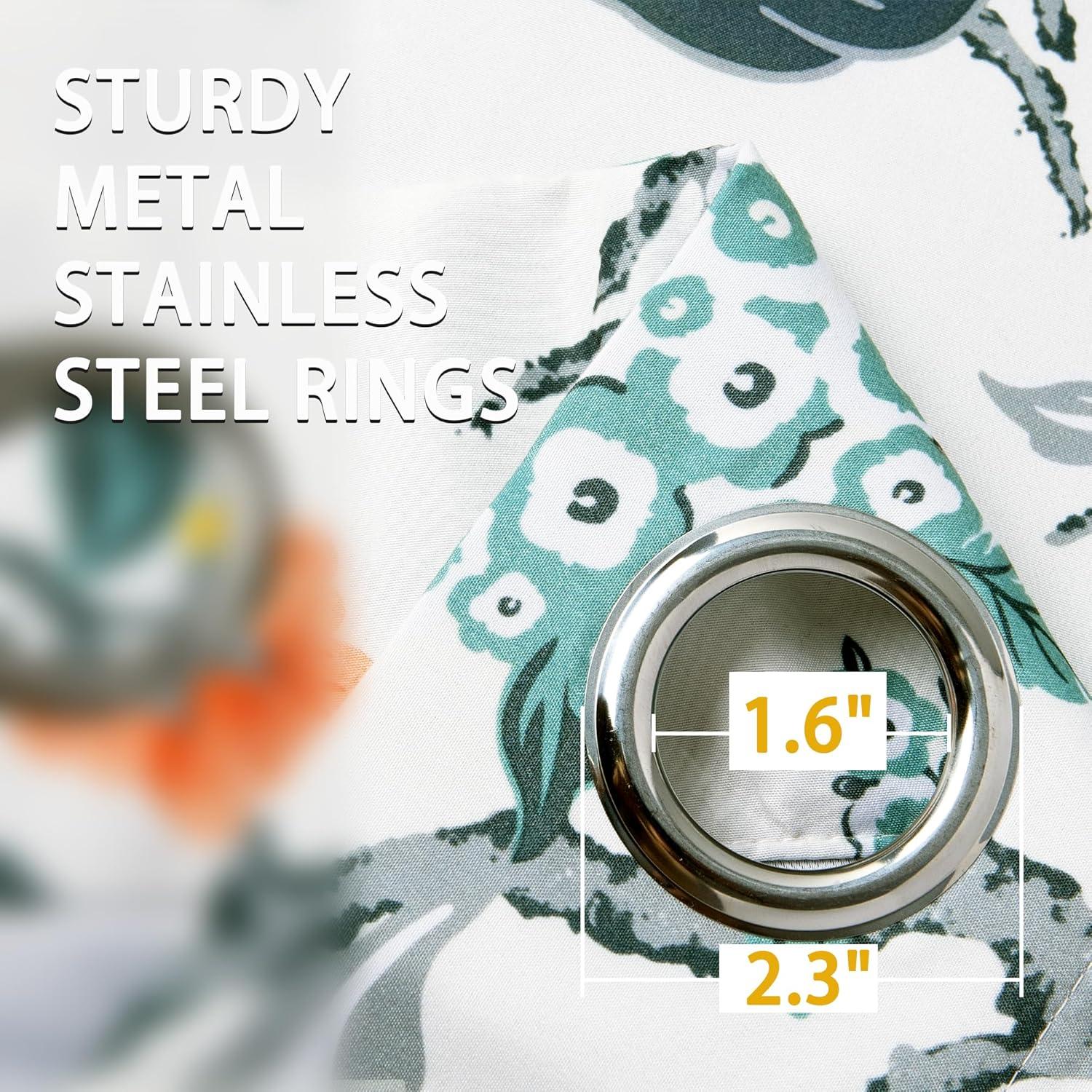 Cortinas Blackout Térmicas DriftAway Ada 2 Paneles 132x160 cm Floral