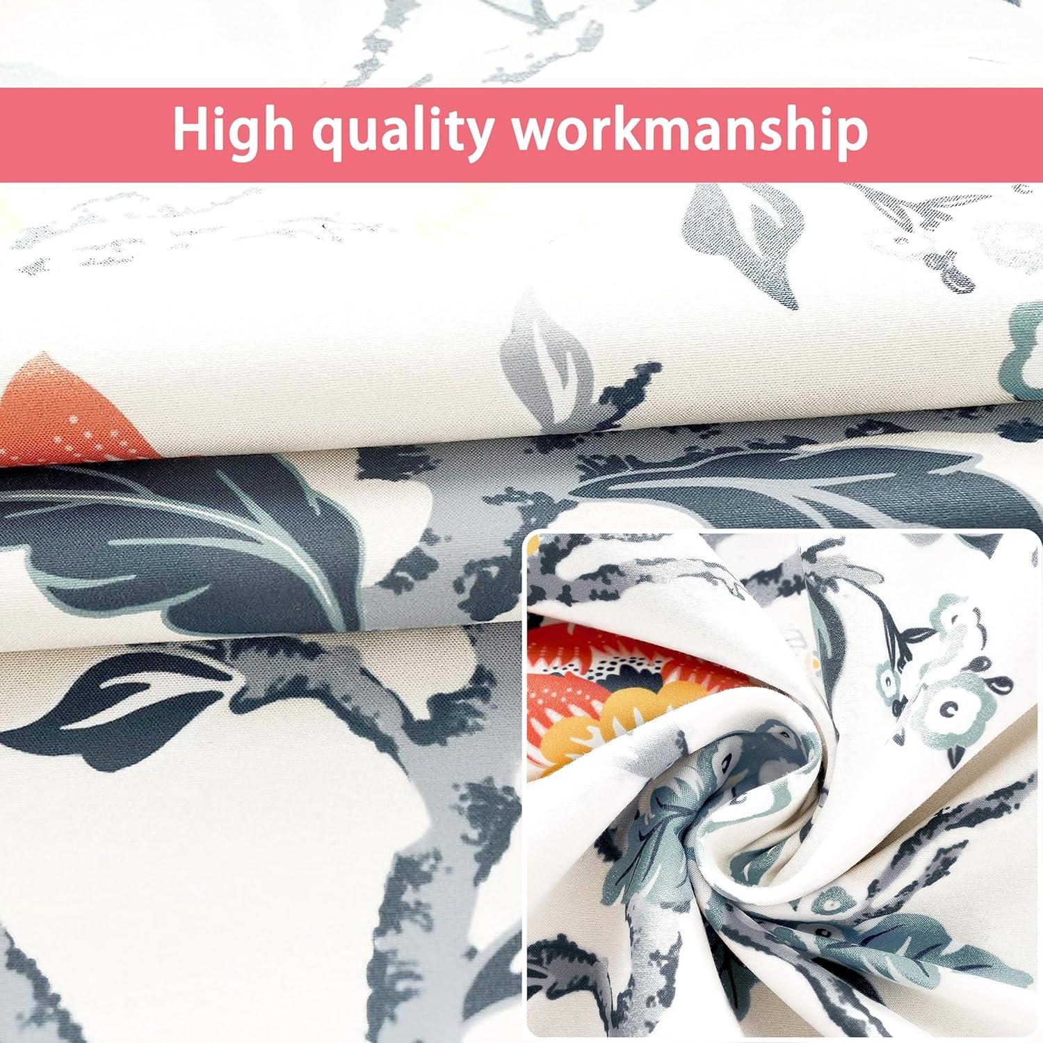 Cortinas Blackout Térmicas DriftAway Ada 2 Paneles 132x160 cm Floral