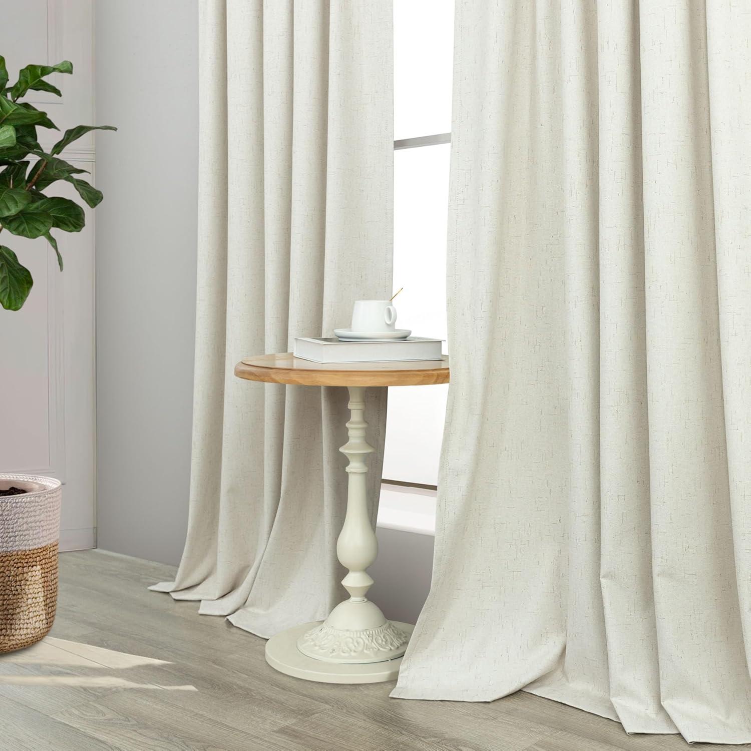 Cortinas Opacas 100% Pitalk 132x213 cm 2 Paneles Aislantes