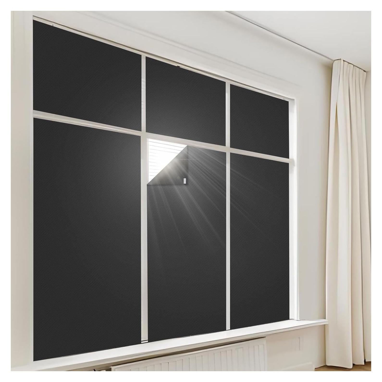 Cortina Blackout AIFOTO 100% Oscura 67x50cm Protección UV