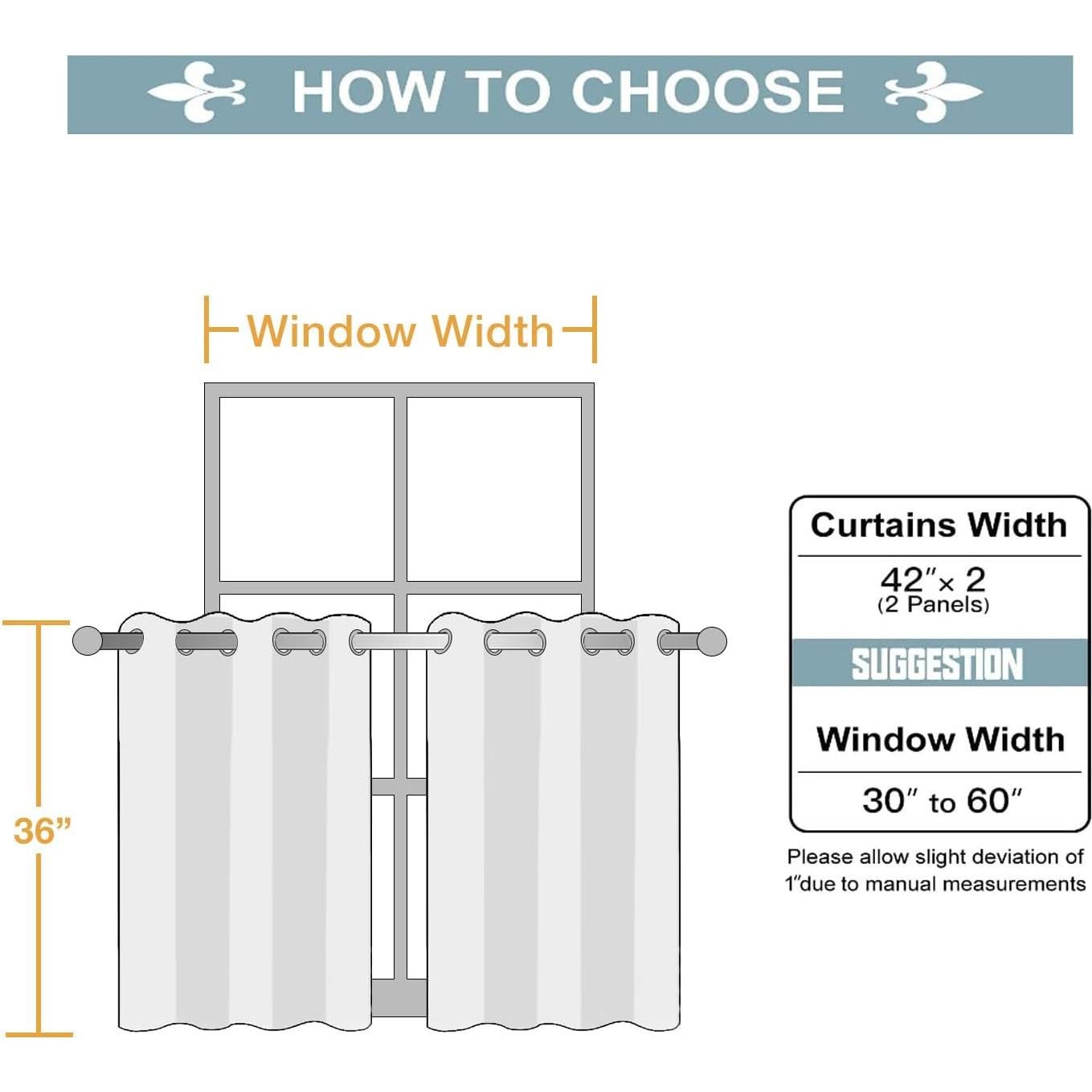 Cortinas Térmicas Aislantes ChrisDowa 2 Paneles 106.68x91.44cm Gris