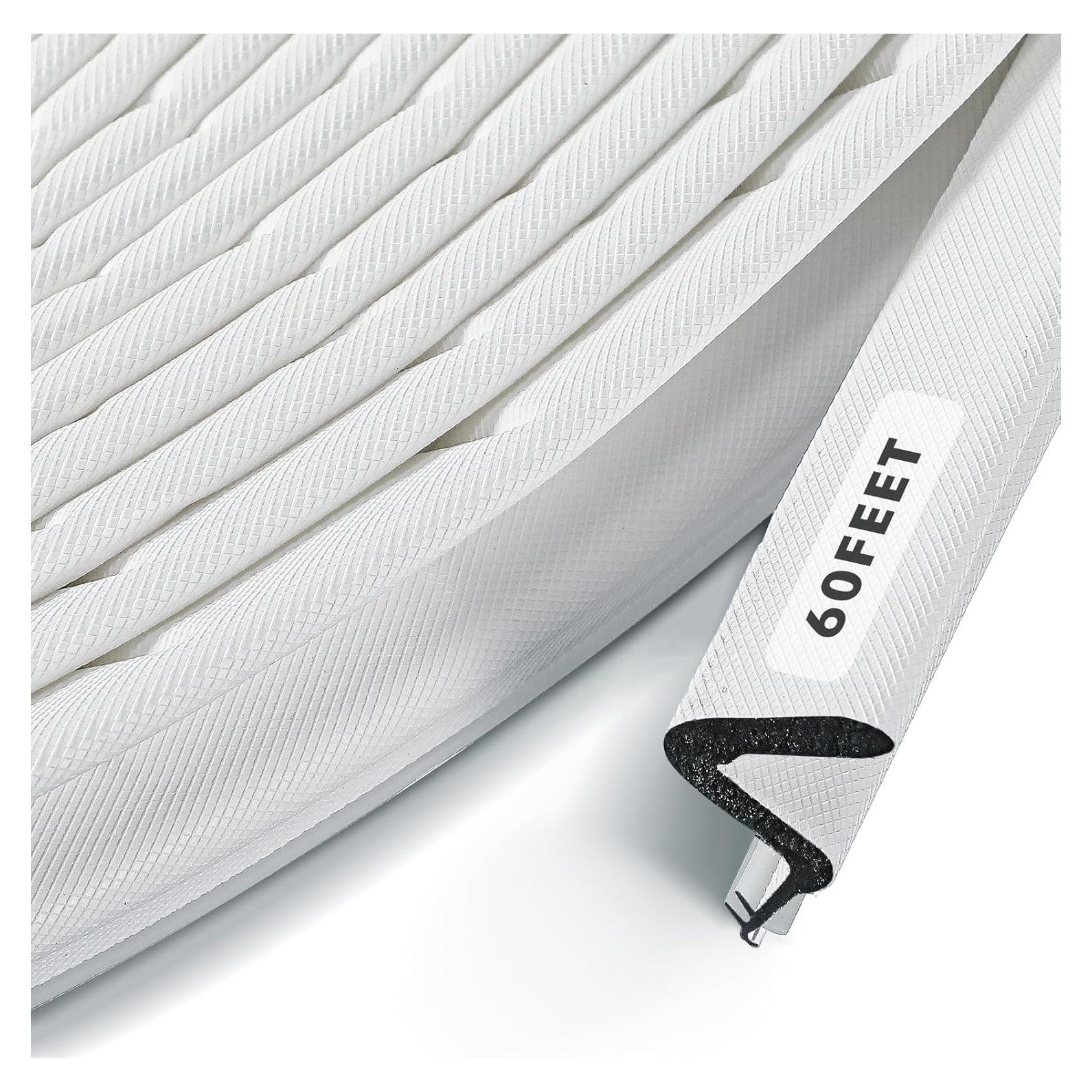 Tira de Sellado para Puertas BBTO 18.29m Aislante Acústico Blanco