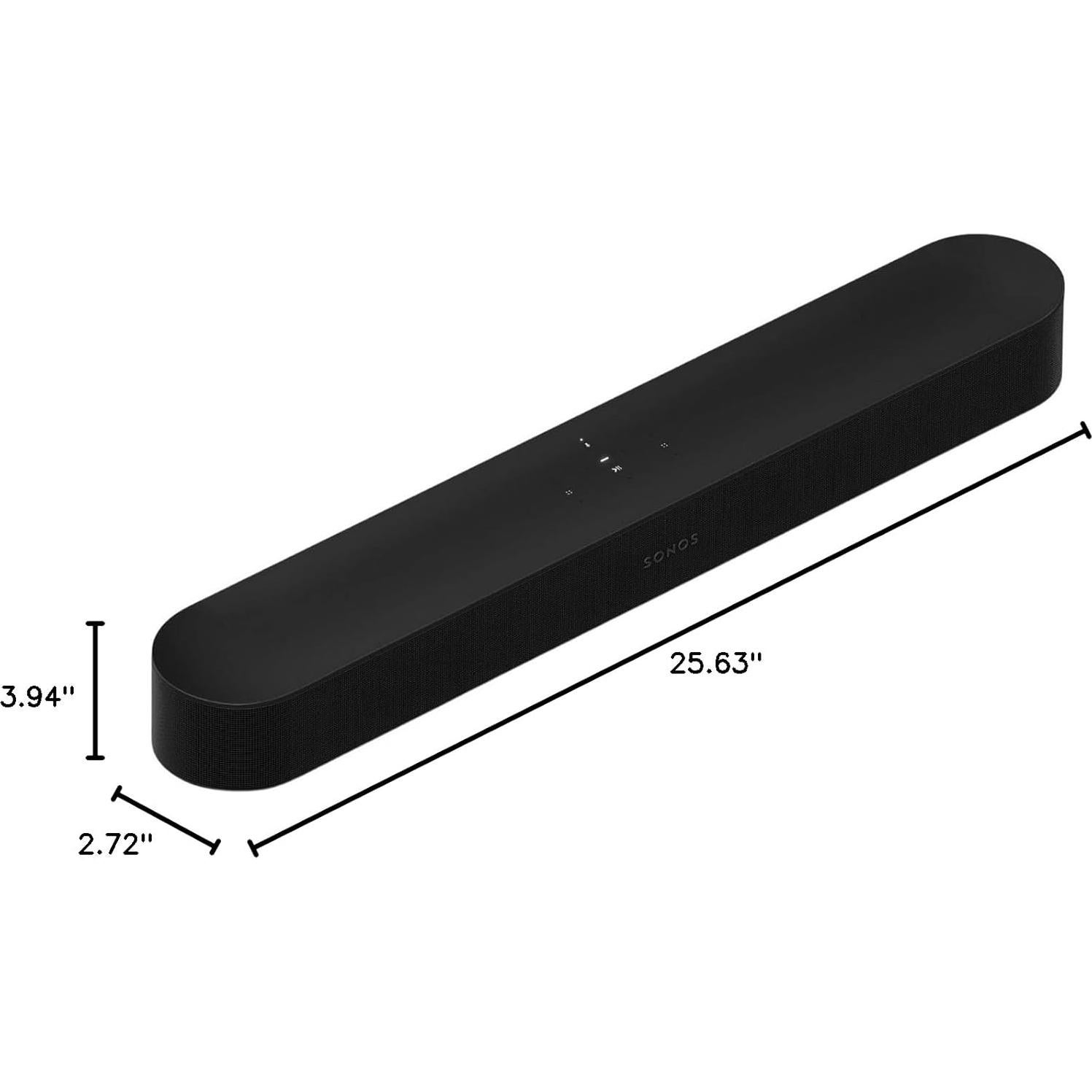 Barra de Sonido Sonos Beam Gen 2 - Negro - Dolby Atmos