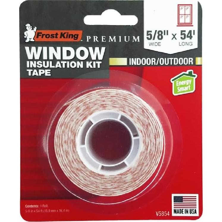 Cinta de Montaje Transparente Frost King 1.6 cm x 16.5 m - Caja de 10