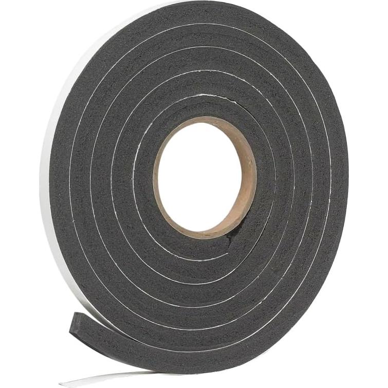 Cinta de Sellado de Espuma de Goma Negra Frost King 3m x 14mm