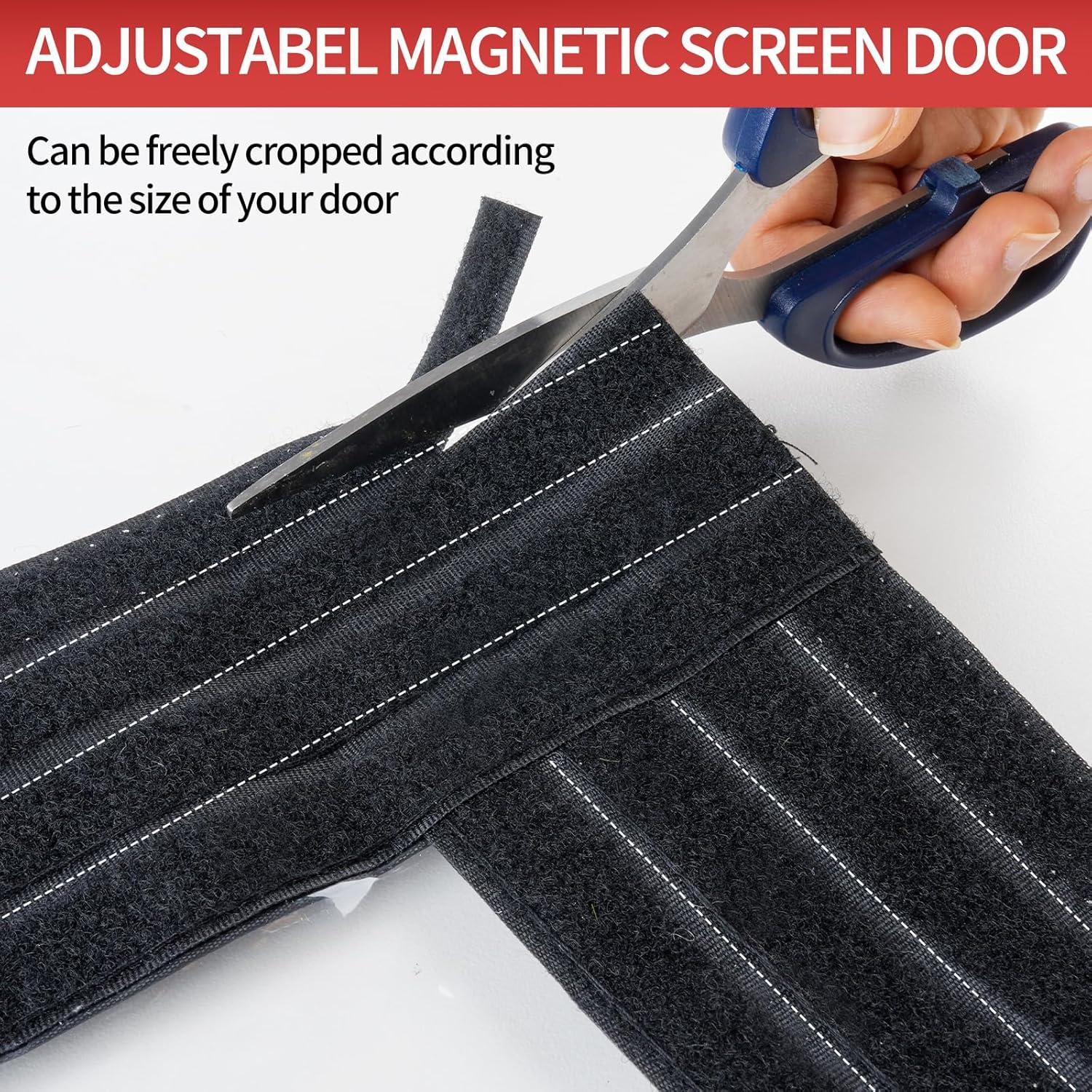 Cortina de Puerta Aislante Veanusiver Ajustable 74-86cm x 200-210cm