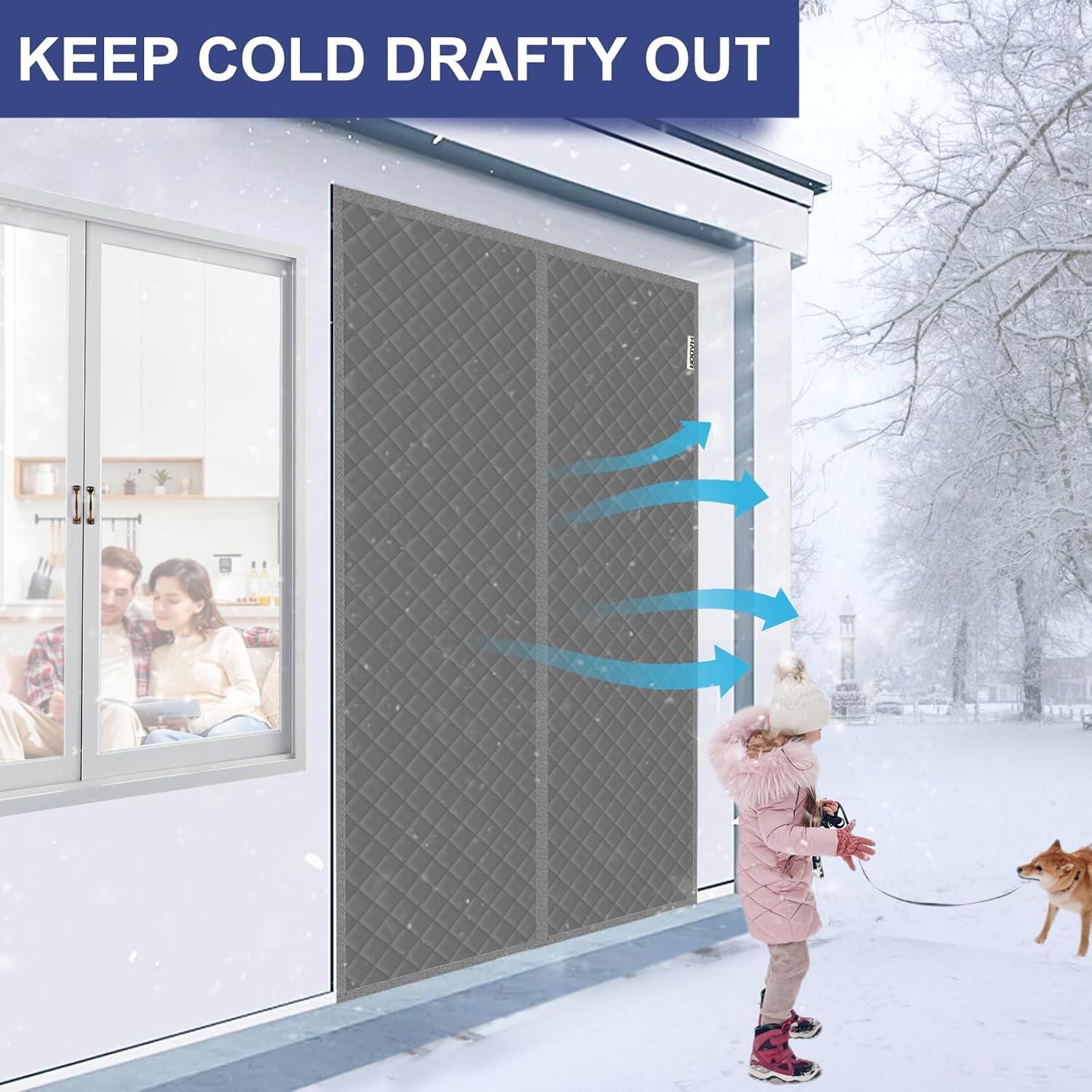 Cortina Térmica Magnética HADOR 72x80 Pulgadas Gris Aislante